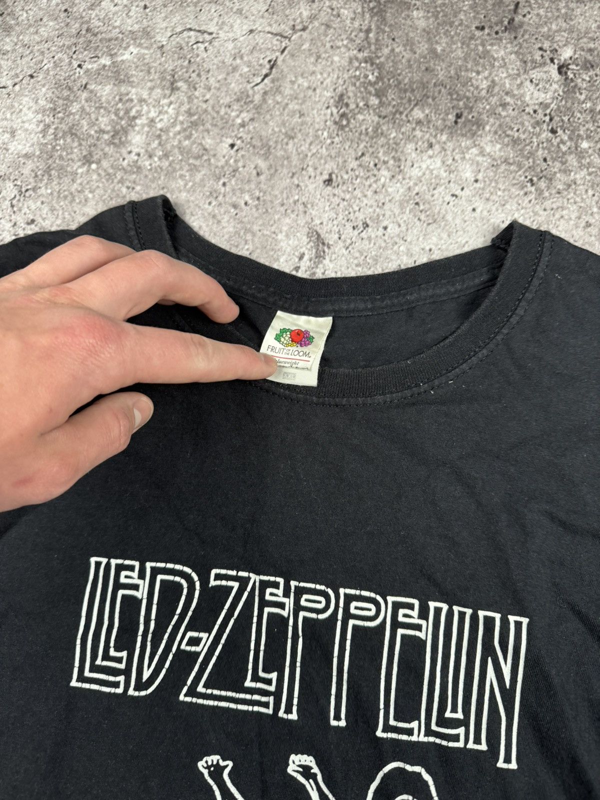 Band Tees × Vintage Led Zeppelin 00s Vintage baggy T shirt Band Rock Metal Heavy Size US XL / EU 56 / 4 - 3 Thumbnail