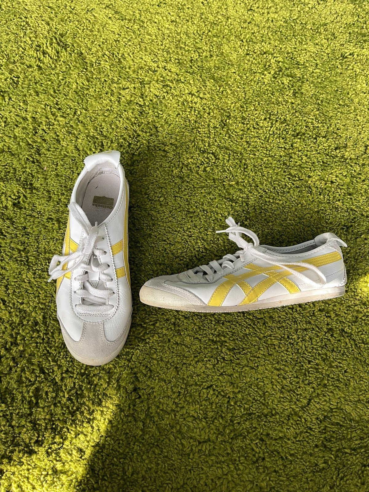 Asics × Onitsuka Tiger × Vintage Onitsuka Tiger ASICS 2000s vintage real leather sneakers Y2K Size US 5.5 / IT 35.5 - 1 Thumbnail