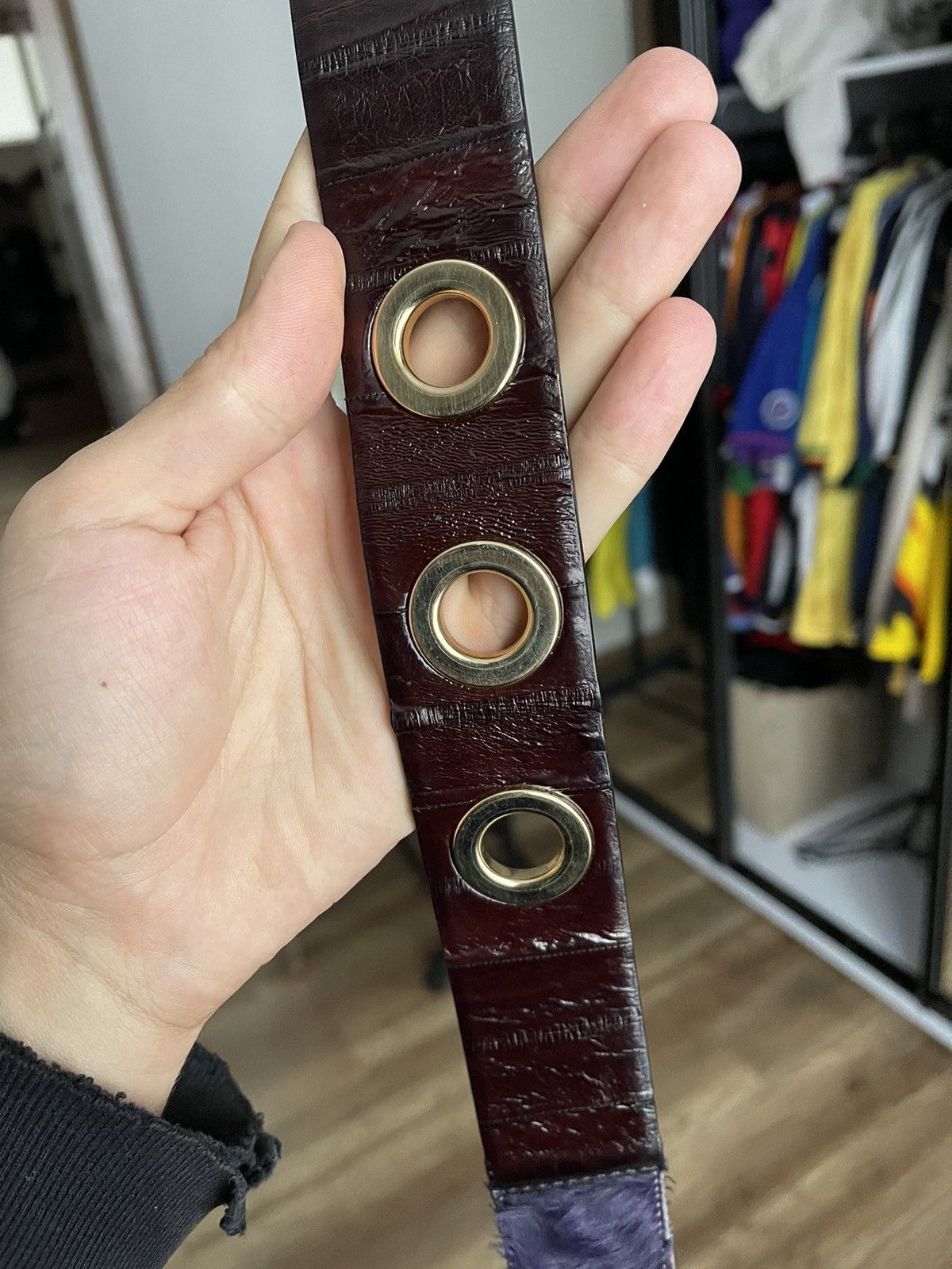 Dolce Gabbana D&G Vintage Leather Italy Archive Belt - joarbit.com