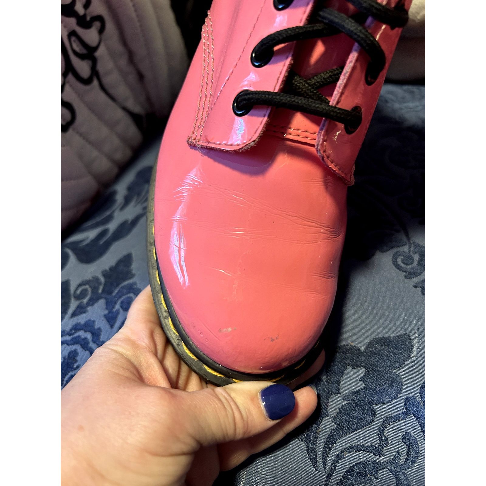 Dr. Martens Dr Martens Pascal Bubblegum Pink Patent Leather size 8/EU 39 Size US 8 / IT 38 - 4 Thumbnail