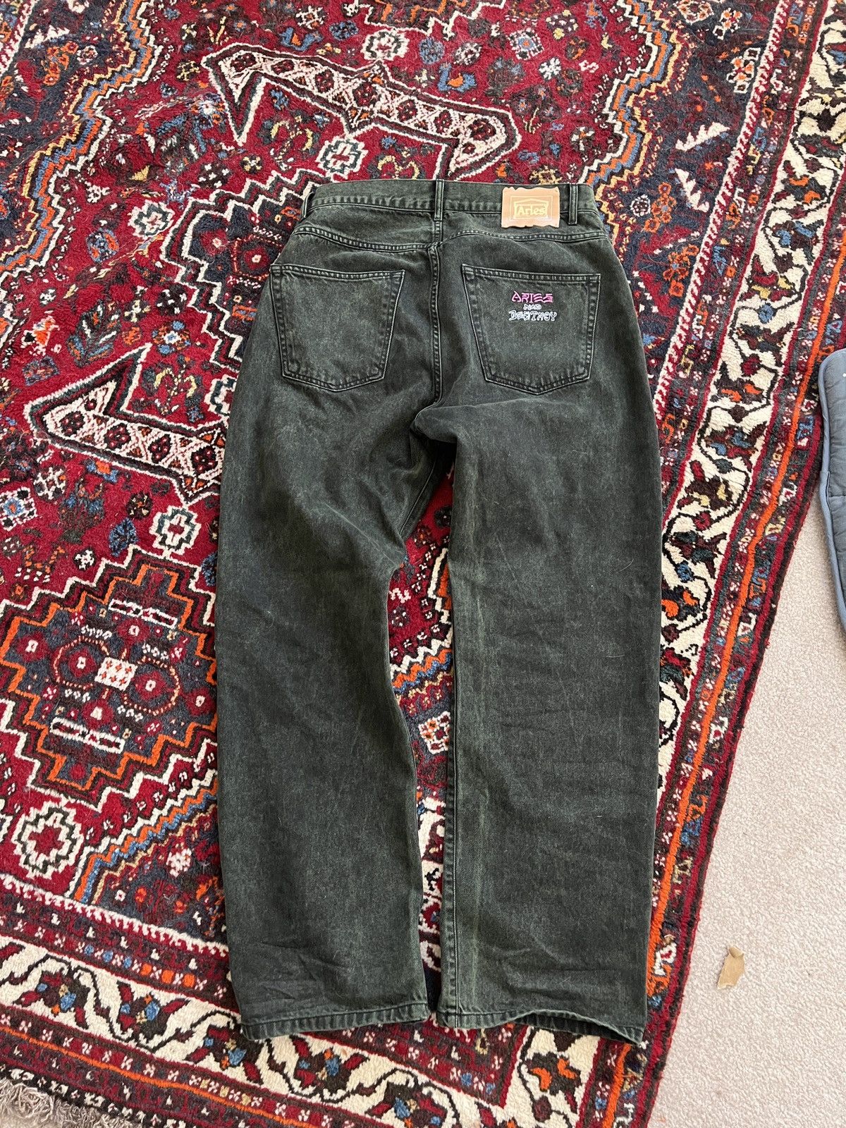 Aries Acid Wash Batten Jean Size US 30 / EU 46 - 3 Thumbnail