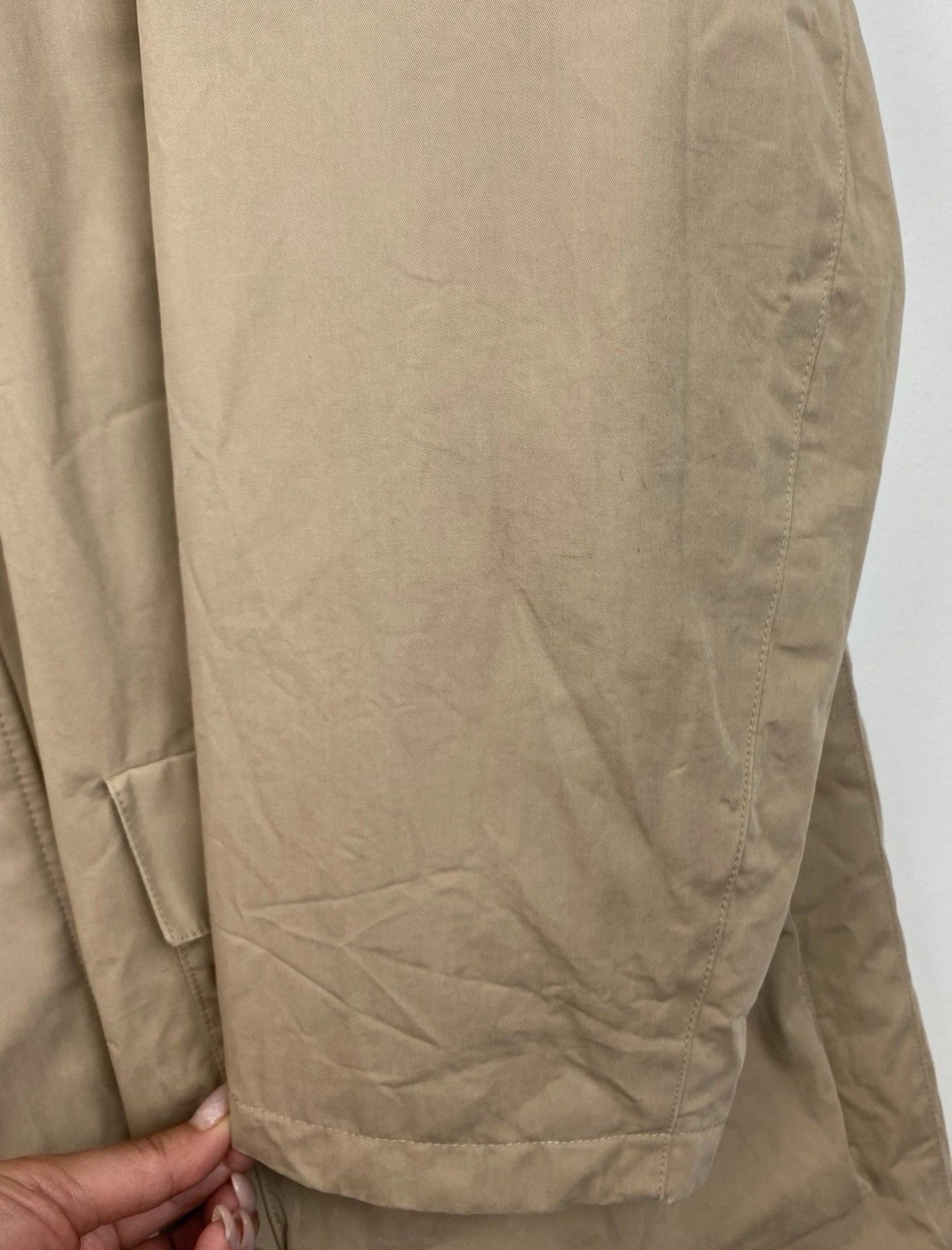 Burberry Burberry London Full Zip Collared Coat Jacket Beige Top Logo Size US XL / EU 56 / 4 - 8 Thumbnail