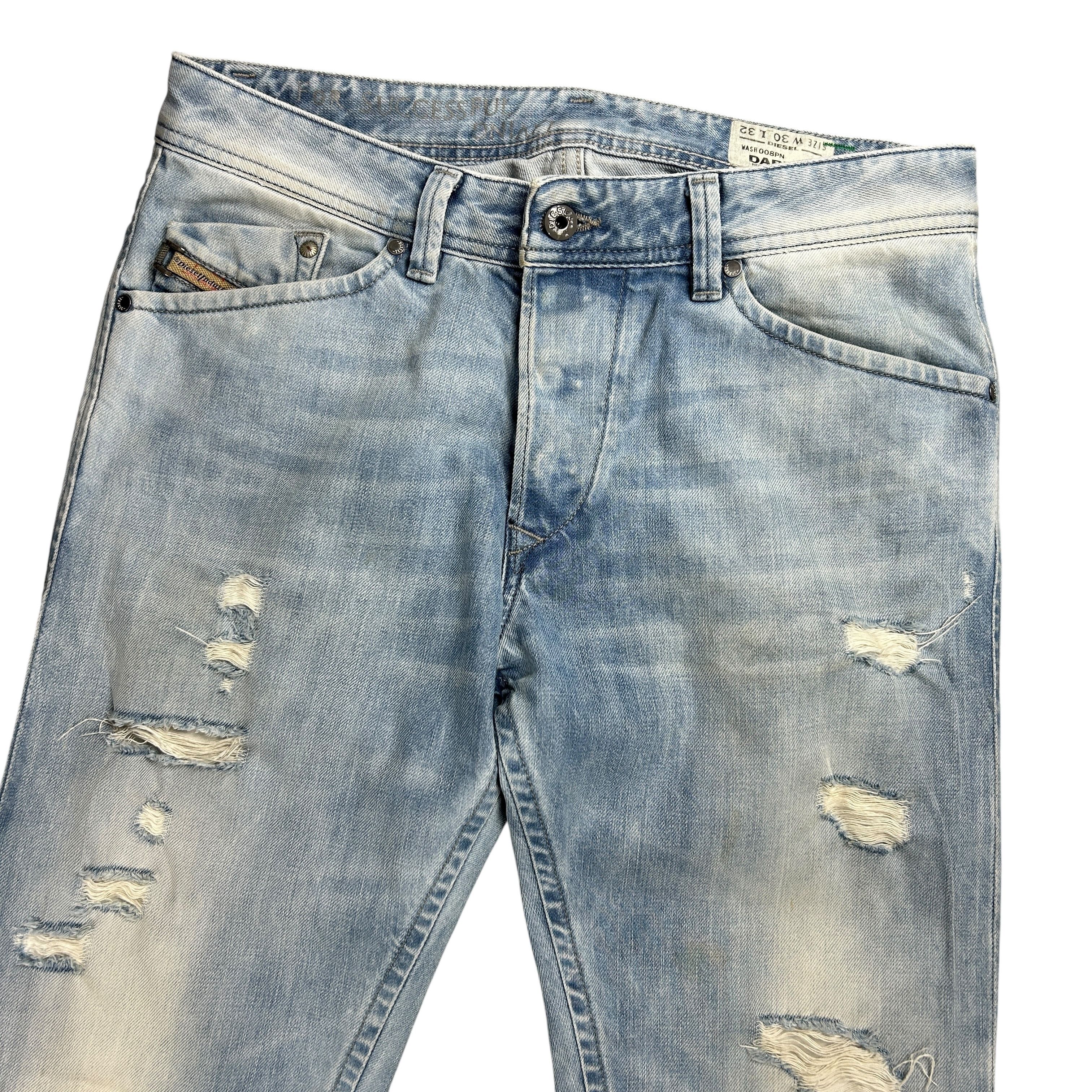 Diesel Diesel Darron Regular Slim Tapered Blue Denim Jeans W30L32 Size US 30 / EU 46 - 3 Thumbnail