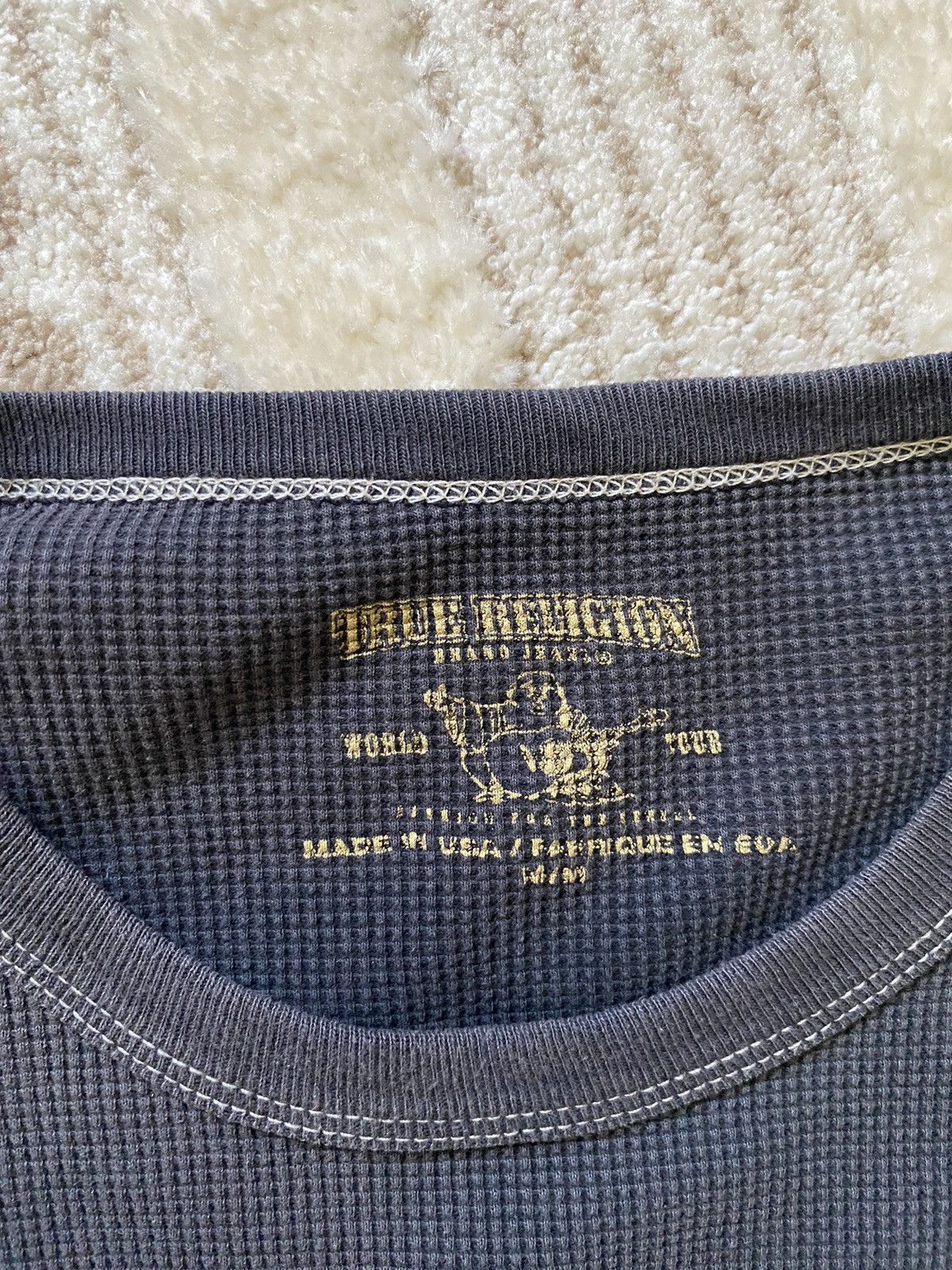 Japanese Brand 🇺🇸TRUE RELIGION VINTAGE LONGSLEEVE MADE IN USA Size US M / EU 48-50 / 2 - 2 Thumbnail