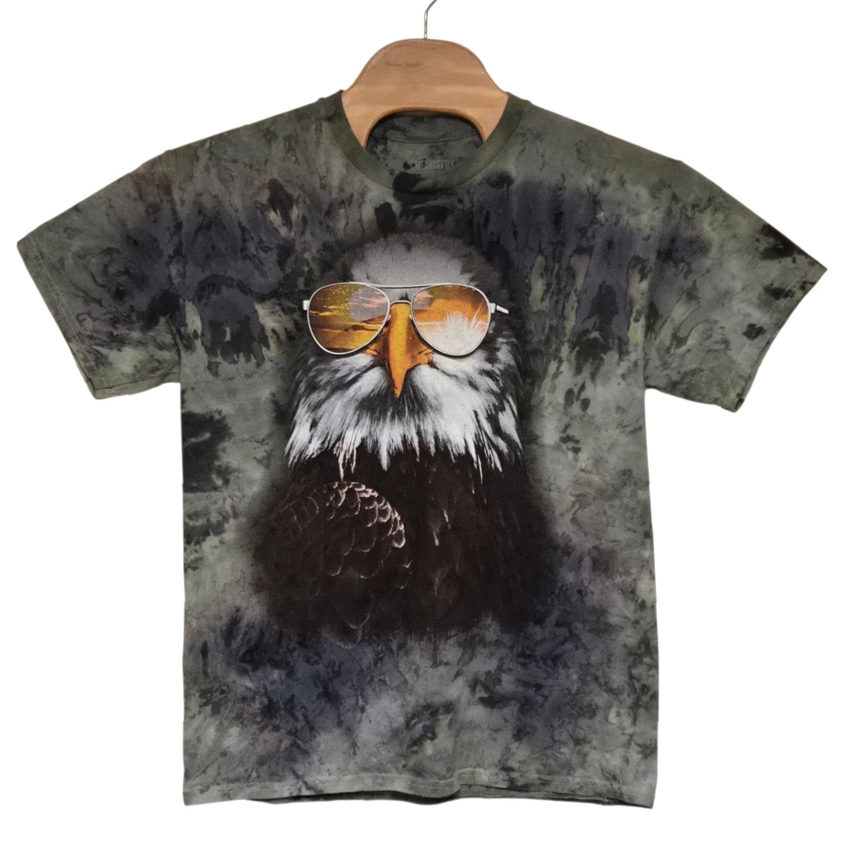 Alchemist Real Chemistry Eagle Shirt Camouflage Tee Mens Large L Multicolor Short Sleeve Tie Dye Brown Green Camo Tee Size US L / EU 52-54 / 3 - 2 Thumbnail