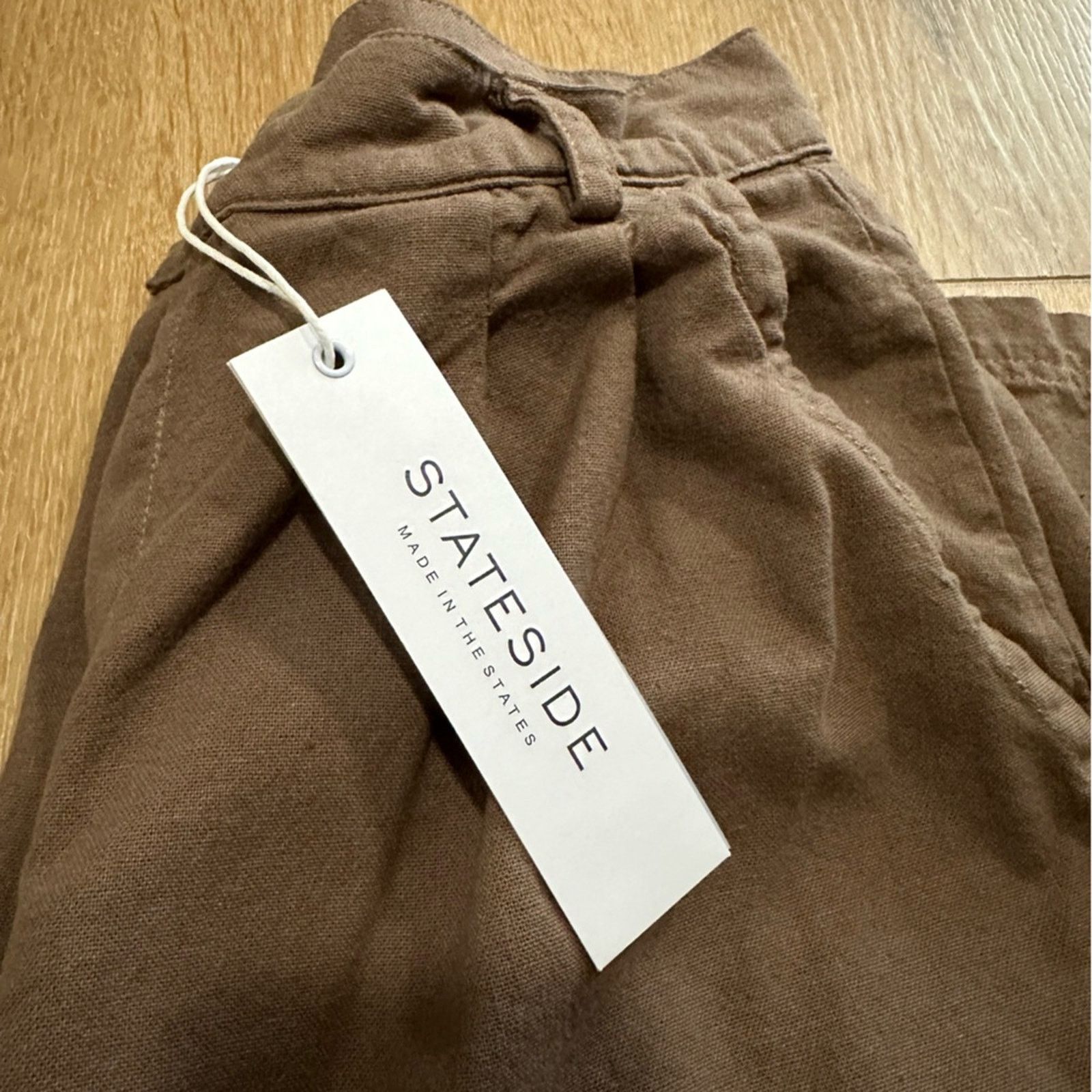 Other NEW! Stateside Women's Linen Wide Leg Trousers - S - $208 Size 27" / US 4 / IT 40 - 8 Thumbnail