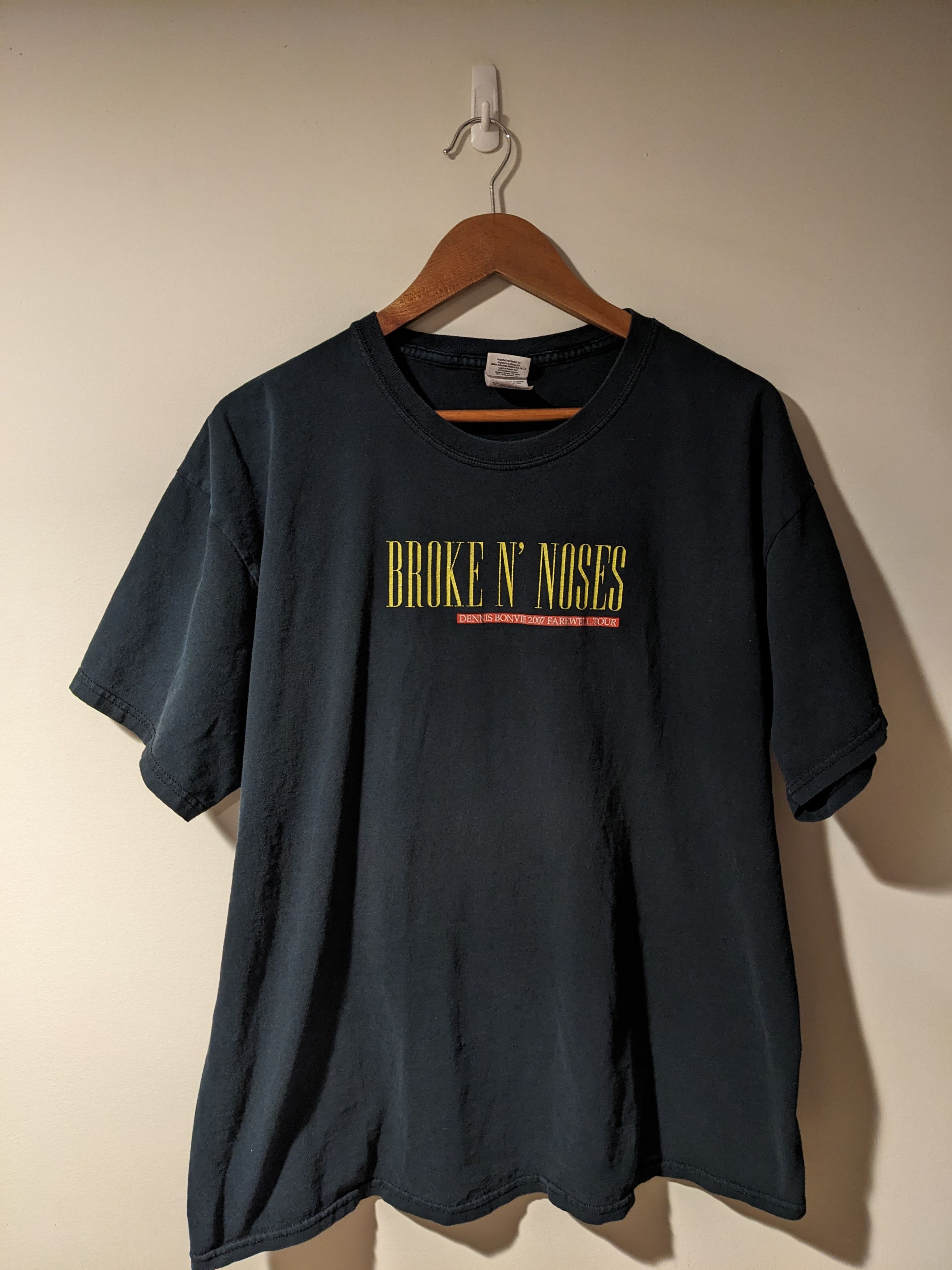Vintage Vintage 2007 Broken' Noses Dennis Bonvie Appetite T-Shirt Size US XL / EU 56 / 4 - 5 Thumbnail