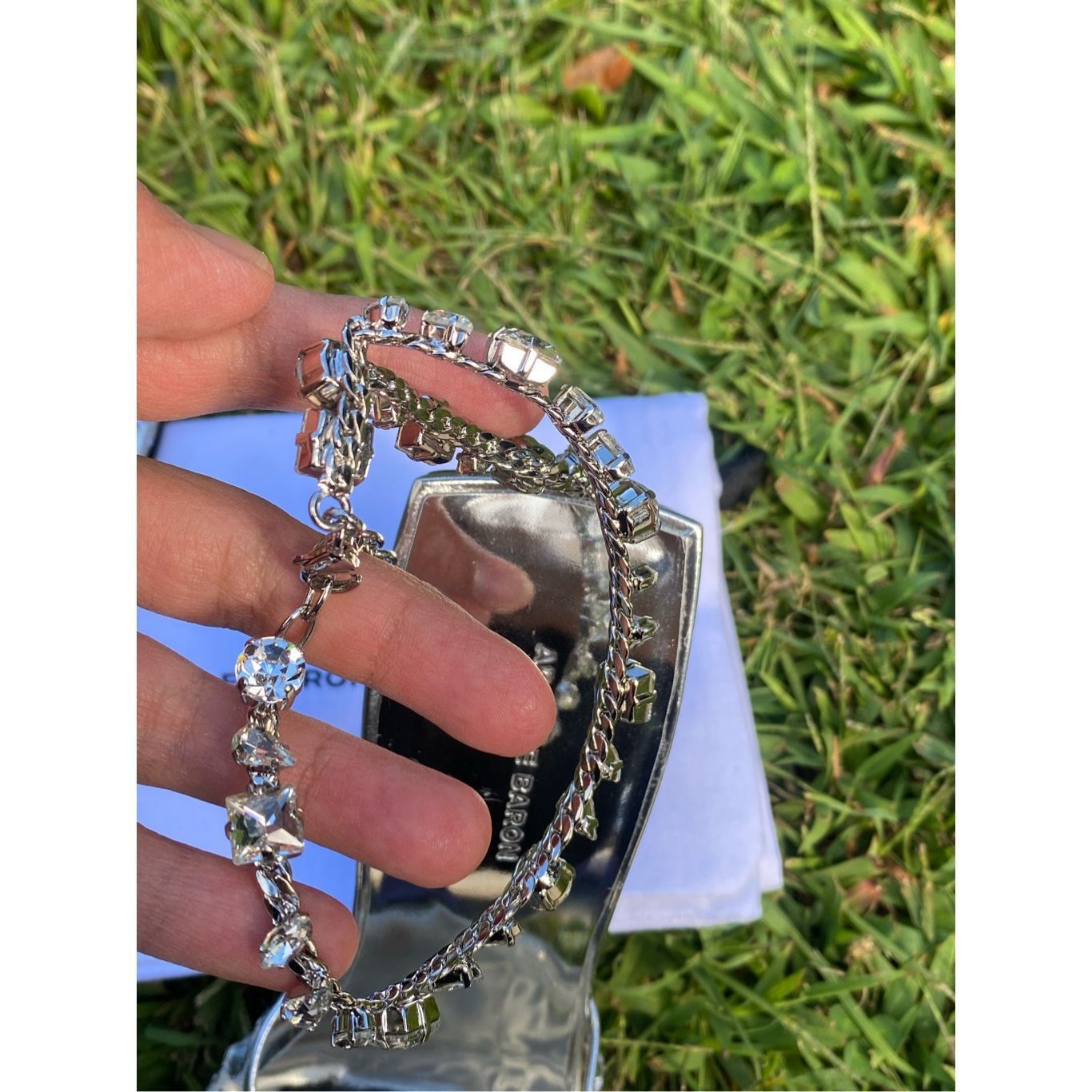 Other ARIELLE BARON Omen 95 Heel in Silver Crystal Size 36 EU 6 US Size US 6 / IT 36 - 5 Thumbnail