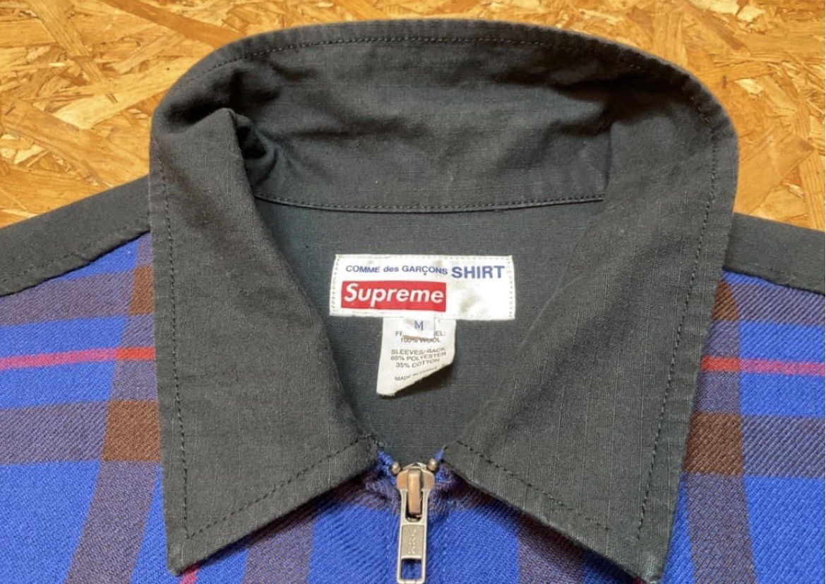 Comme des Garcons SHIRT × Supreme supreme comme des garcons jacket Size US M / EU 48-50 / 2 - 6 Thumbnail