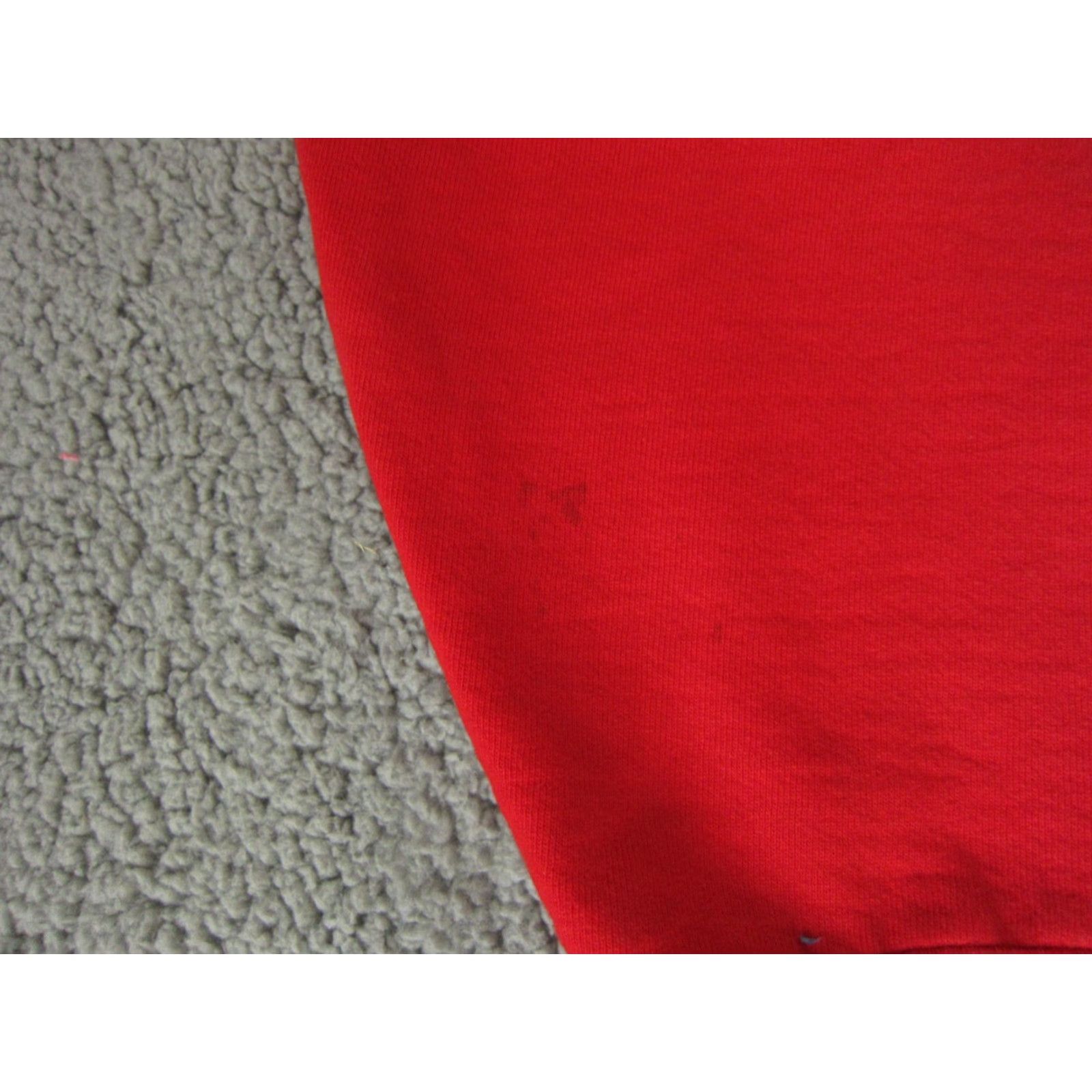 Fruit Of The Loom VINTAGE Fruit of the Loom Sweatshirt Mens M Red Heavyweight USA 90s Army Crew Neck Pullover Cotton Polyester Fleece Size US M / EU 48-50 / 2 - 6 Thumbnail