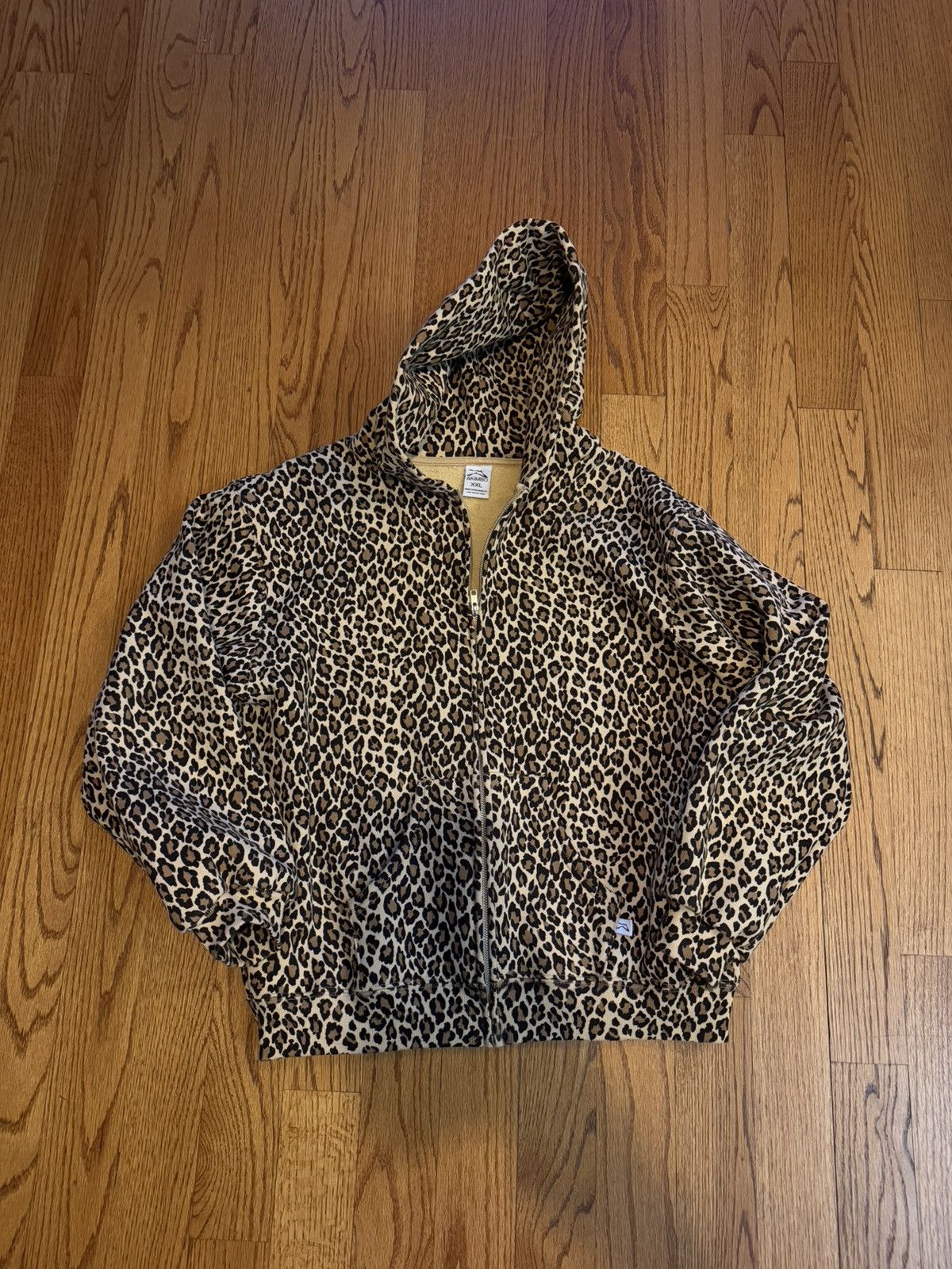Akimbo Club ***RARE AKIMBO CHEETAH ZIP UP HOODIE Size US XXL / EU 58 / 5 - 1 Thumbnail