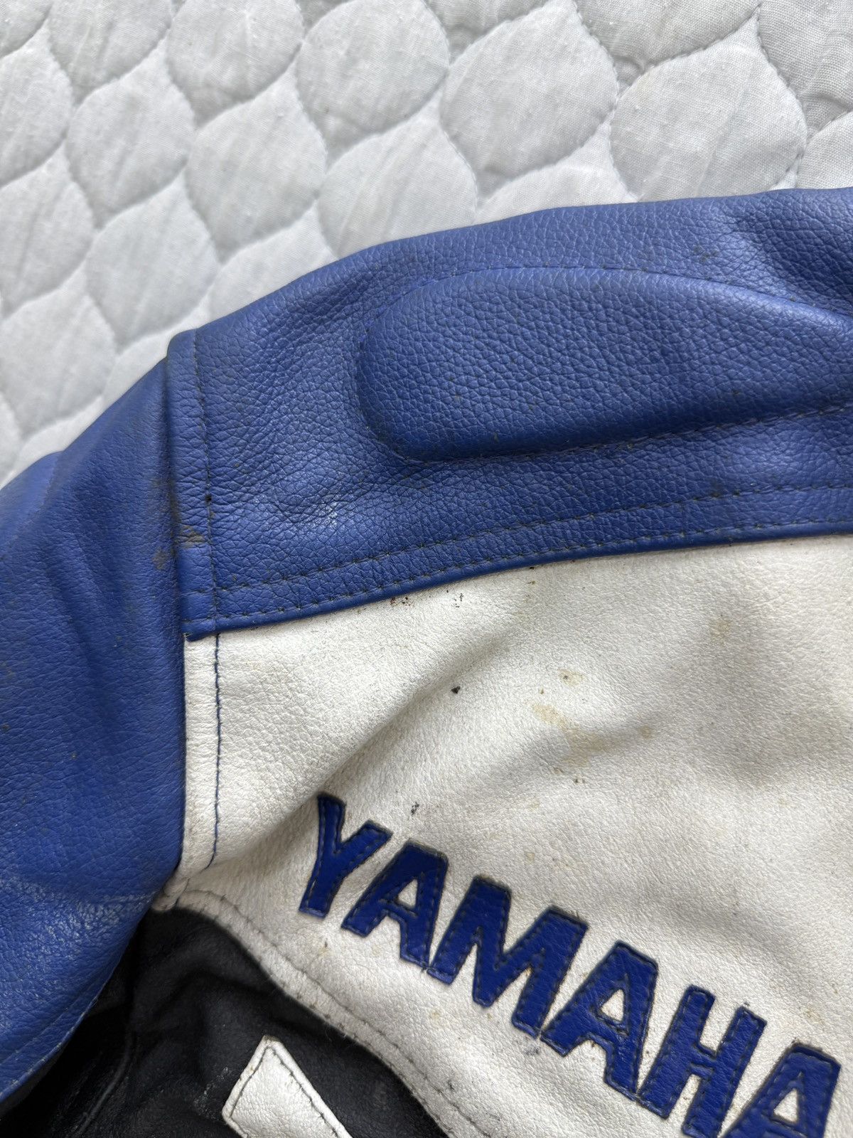 Yamaha 🔥🔥🔥ARCHIVE YAMAHA R1 RIDER LEATHER JACKET Size US XL / EU 56 / 4 - 9 Thumbnail