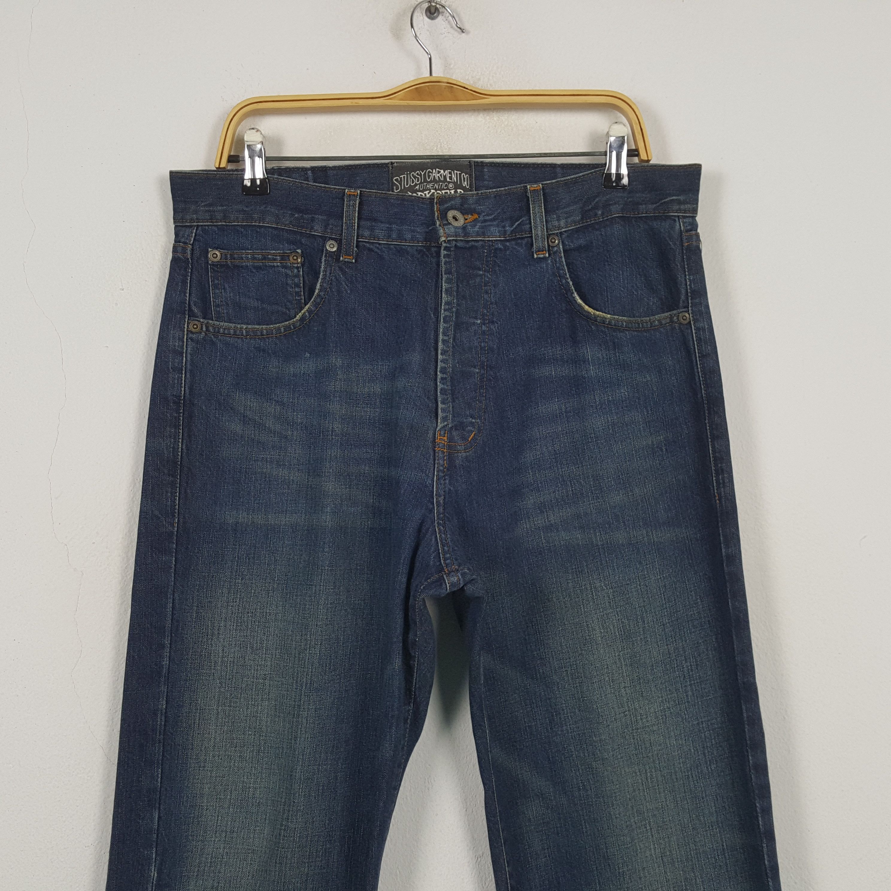 Stussy × Vintage Vintage STUSSY Streetwear Skateboard Style Jeans C297N3 Size US 33 - 5 Thumbnail
