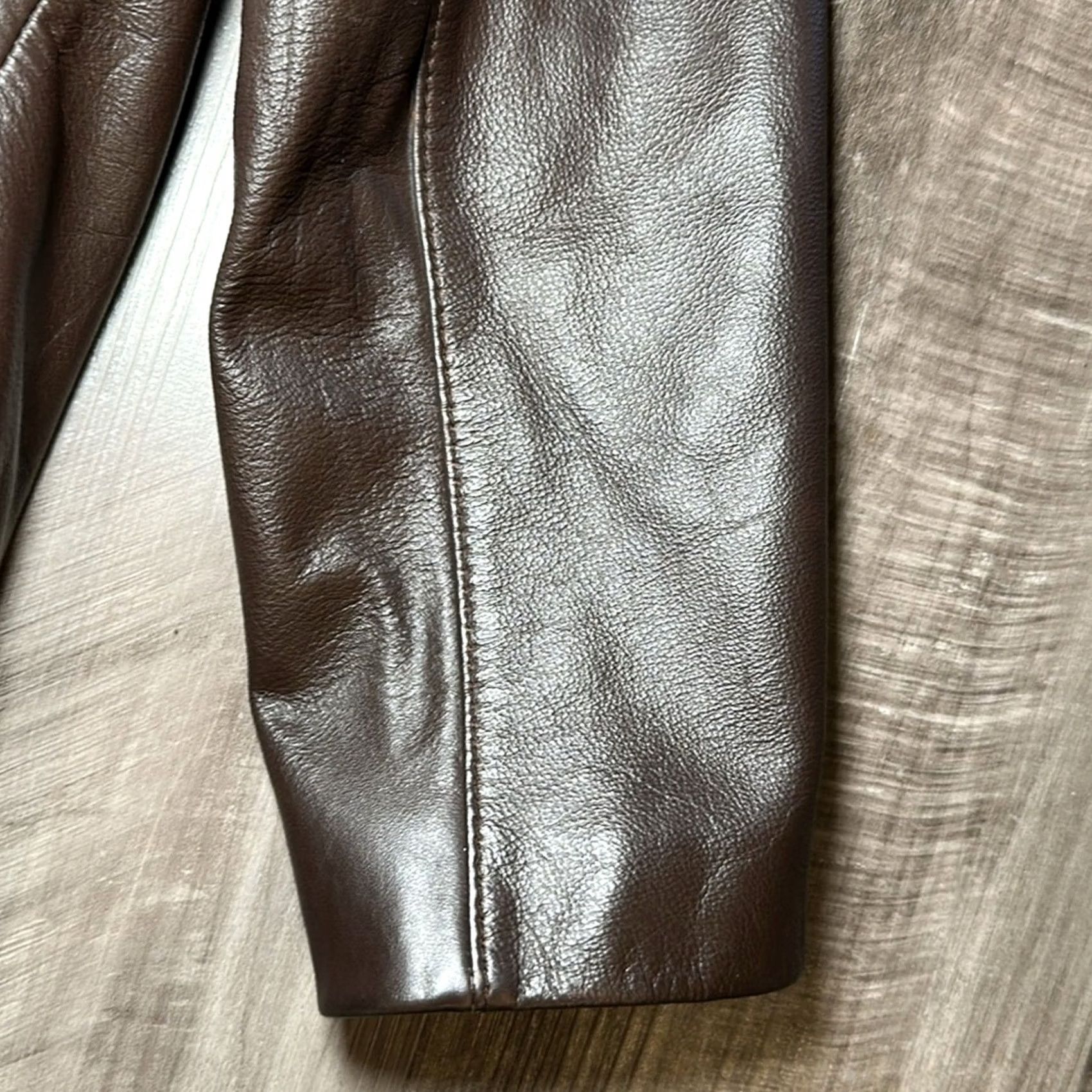 Vintage VINTAGE Wilson’s Leather Bomber Jacket Brown Leather Thinsulate Insulation Womens Large Jacket Size L / US 10 / IT 46 - 3 Thumbnail