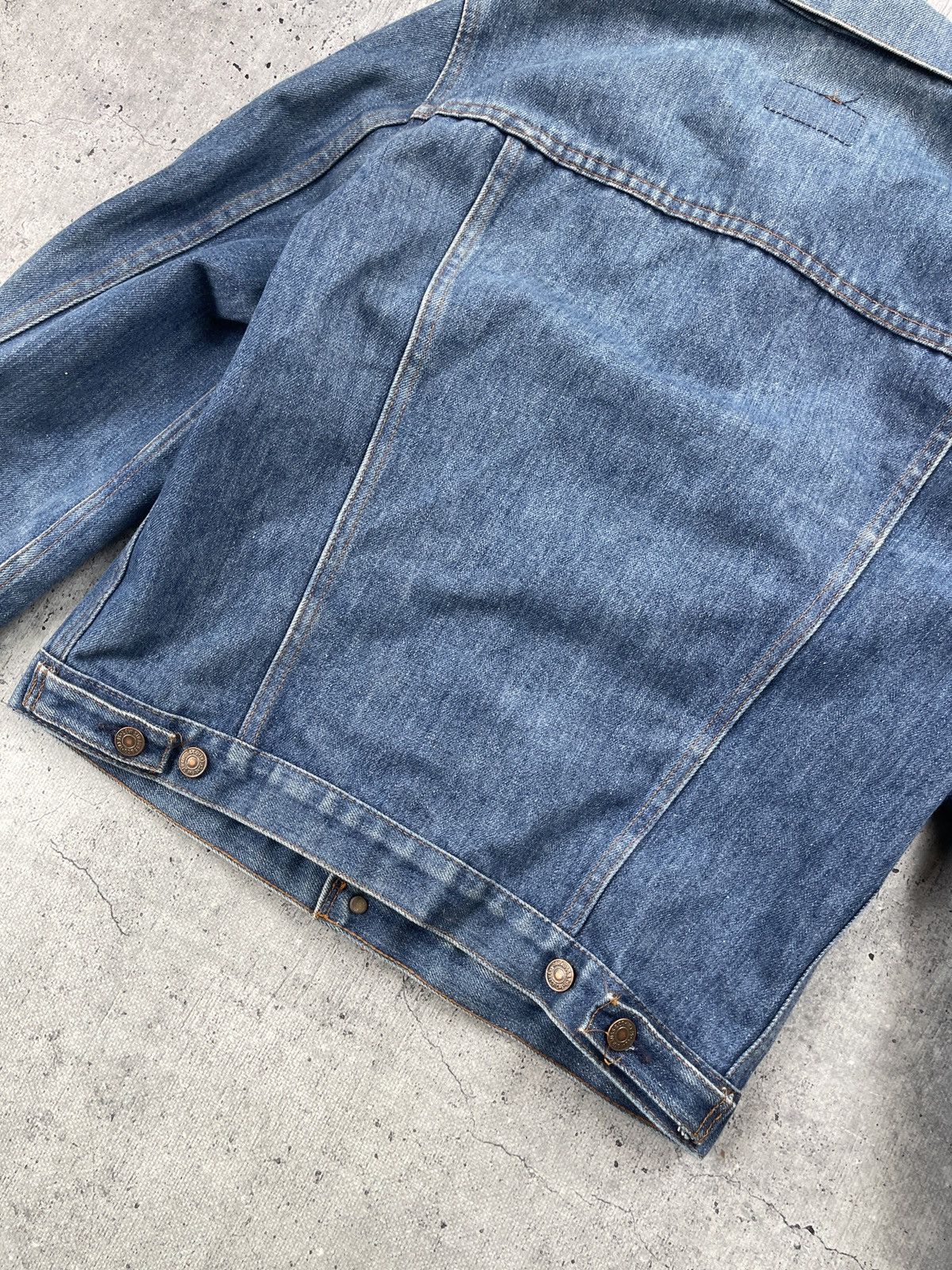 Levi's × Levi's Vintage Clothing × Vintage Vintage Levi’s Navy Denim Jacket Jeans Blazer Size S Size S / US 4 / IT 40 - 5 Thumbnail