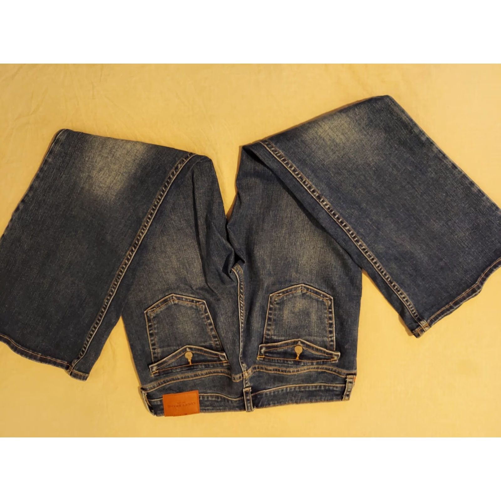 Lucky Brand Womens Lucky Brand Jeans 14 32 Flared Denim Blue Pants Jeans Men’s Womens Size 36" / US 14 / IT 50 - 4 Thumbnail