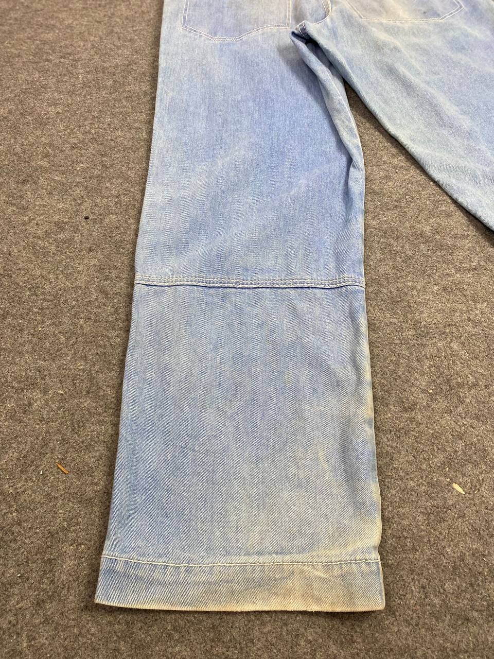 vintage 90s karl kani baggy denim embroided logo