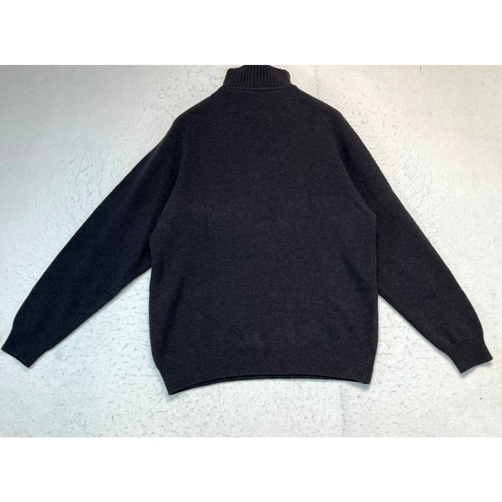Pierre Cardin Pierre Cardin Black Long Sleeve Sweater XL Wool Pullover Collared Pockets Men Size US XL / EU 56 / 4 - 2 Thumbnail