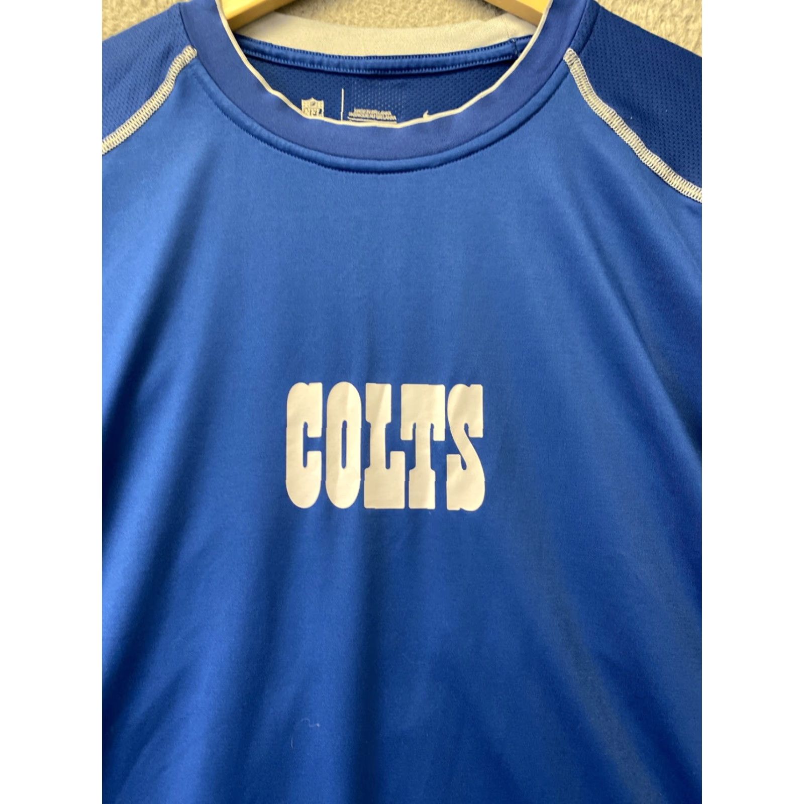 Nike Nike Colts T-Shirt Men’s XL Blue NFL Heatgear Size US XL / EU 56 / 4 - 2 Thumbnail