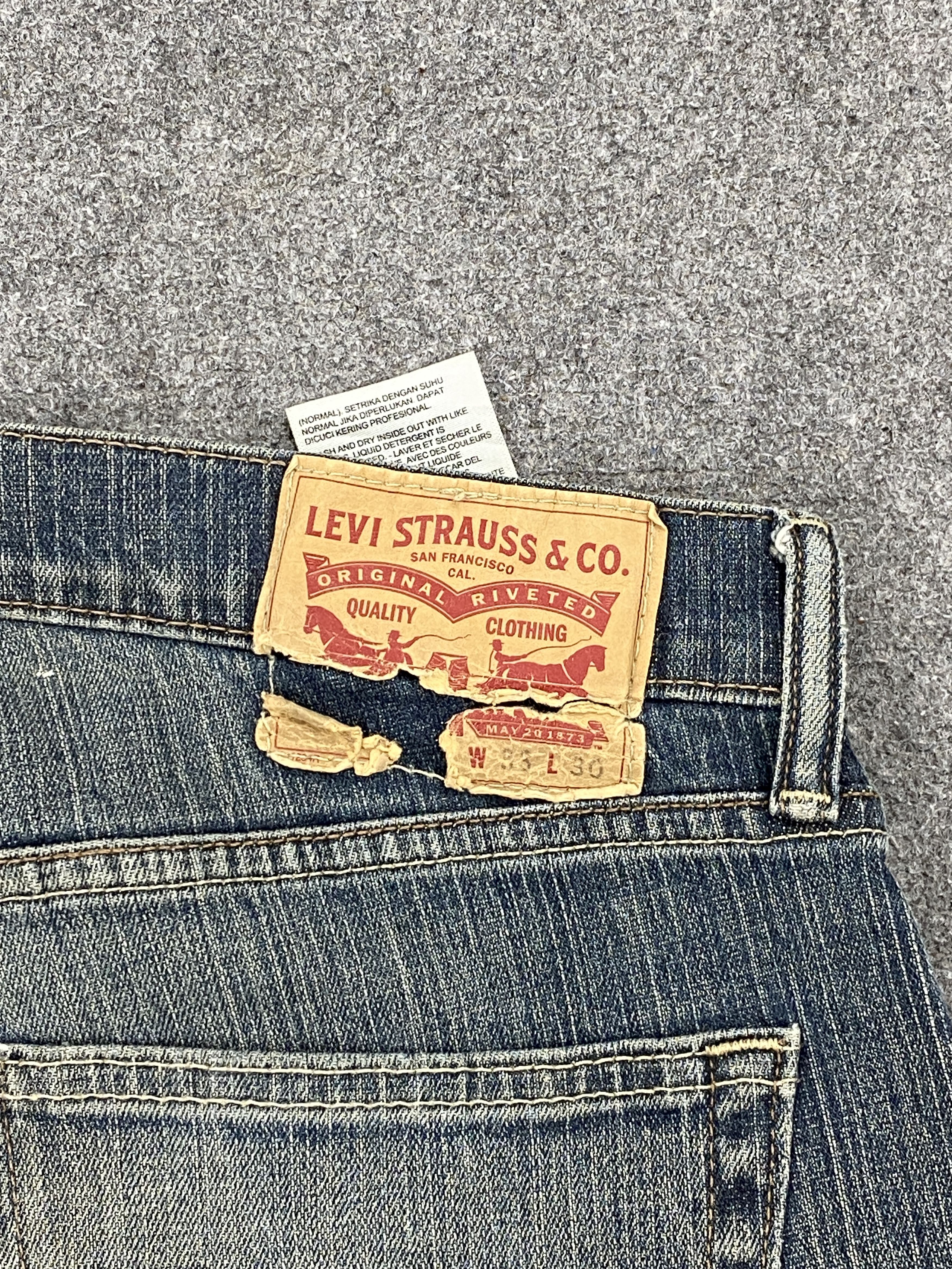 Levi's × Vintage Vintage Levis 559 Faded Blue Jeans DP2333 Size US 33 - 5 Thumbnail