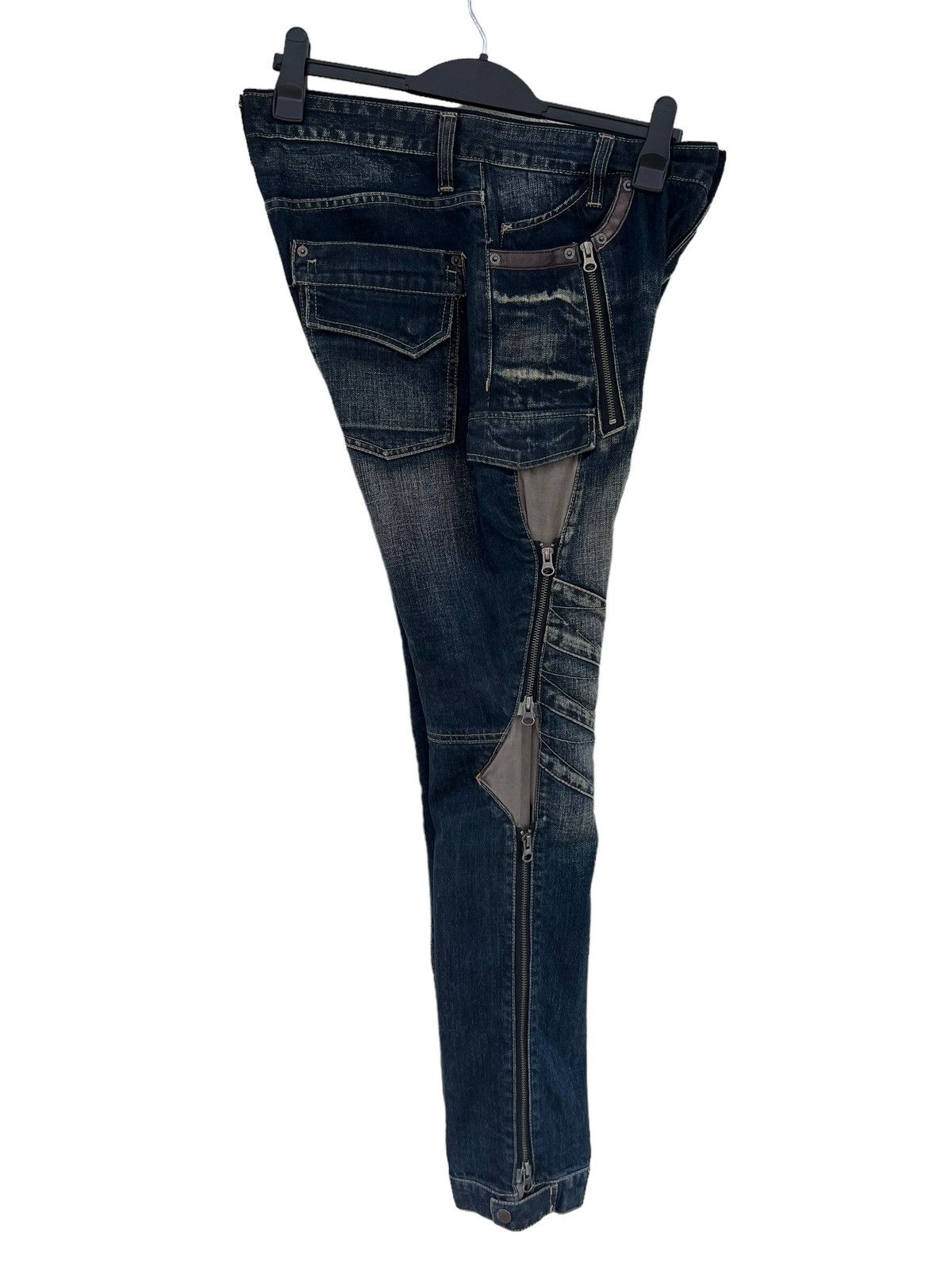 PPFM Vintage PPFM Bondage Denim Parachute Cargo Jeans Size US 32 / EU 48 - 20 Thumbnail