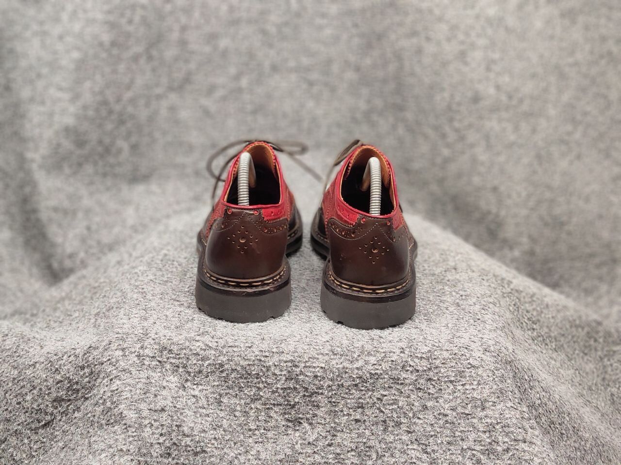 Heschung Heschung Design Owen Oxford Leather Red Brogue Boots Size US 7.5 / EU 40-41 - 11 Thumbnail