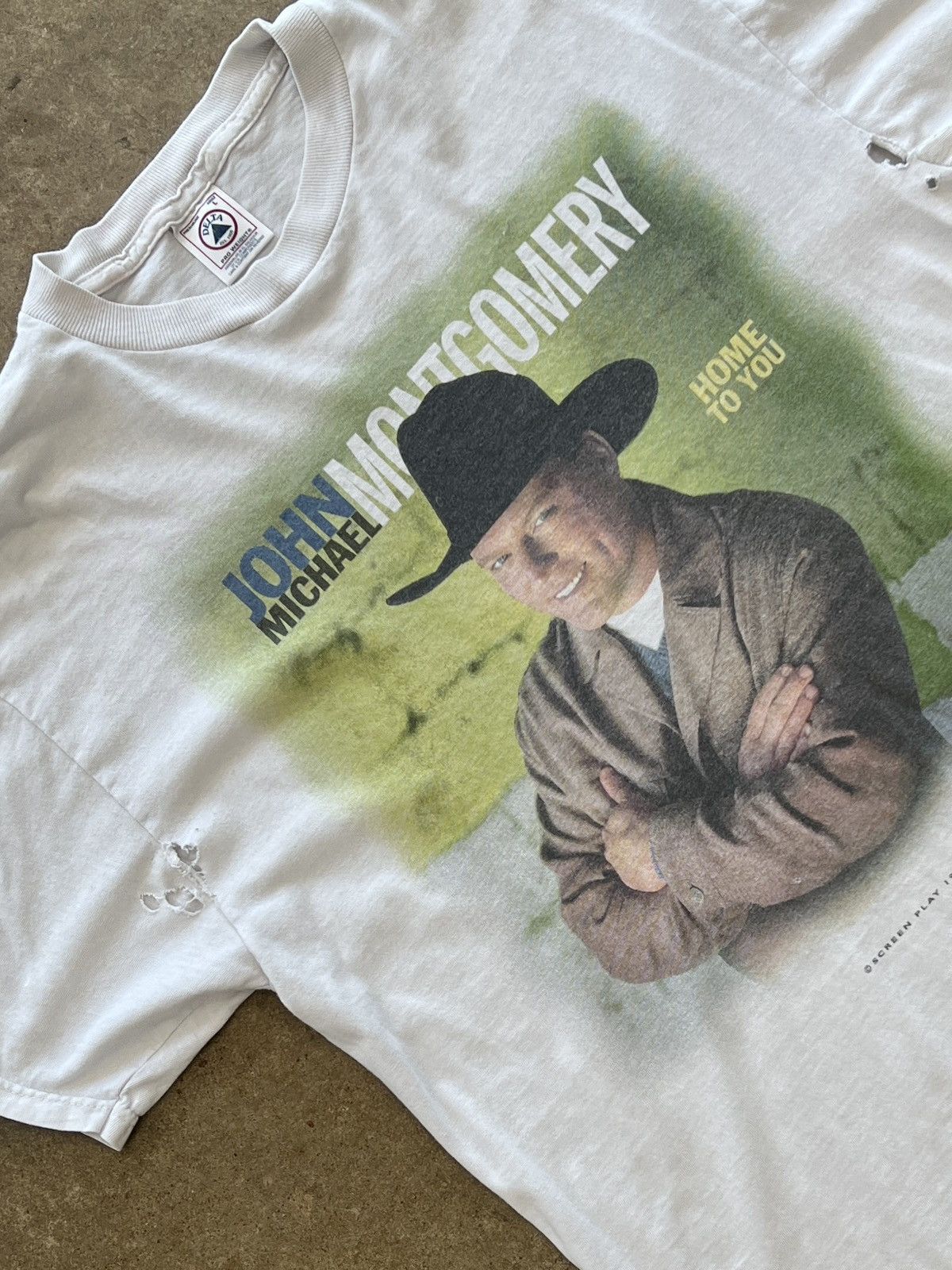 Band Tees Vintage 1999 John Michael Montgomery Home to You Tee Large Size US L / EU 52-54 / 3 - 1 Thumbnail