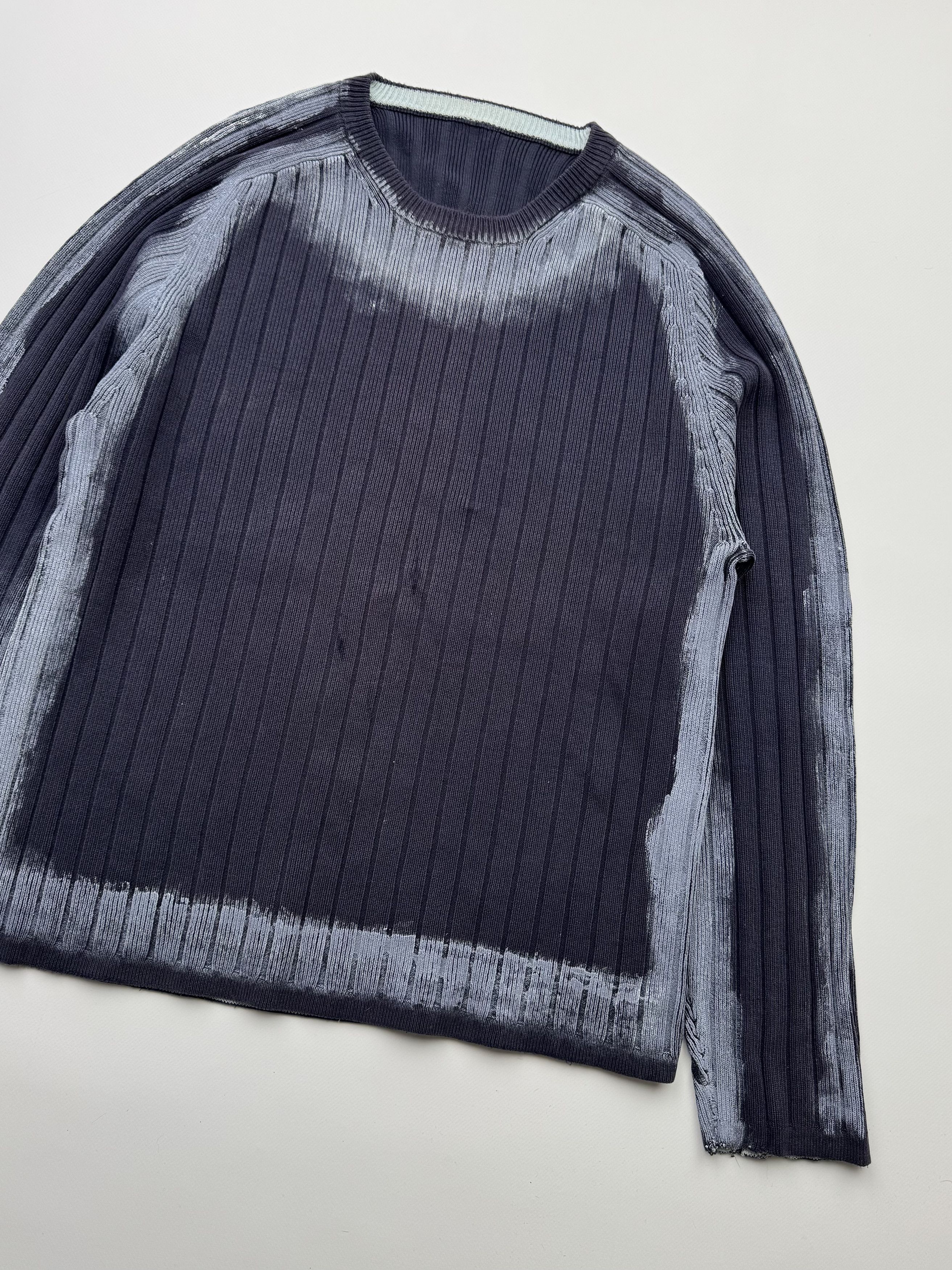 Vintage Ribbed Faded Sweater B510(V142)