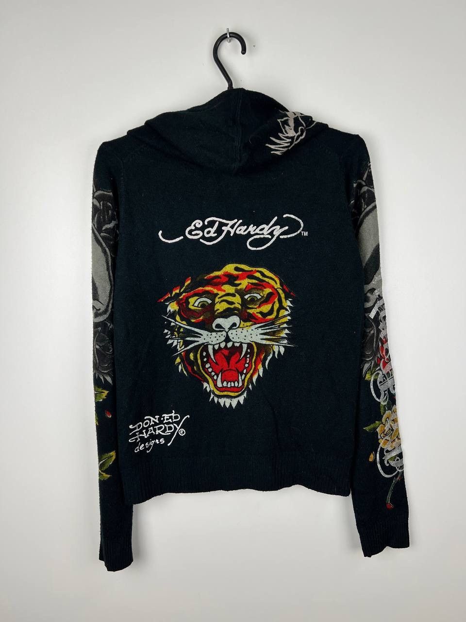 Ed Hardy × Vintage Ed Hardy streetwear sweat zip hoodie woman size S Size S / US 4 / IT 40 - 2 Thumbnail
