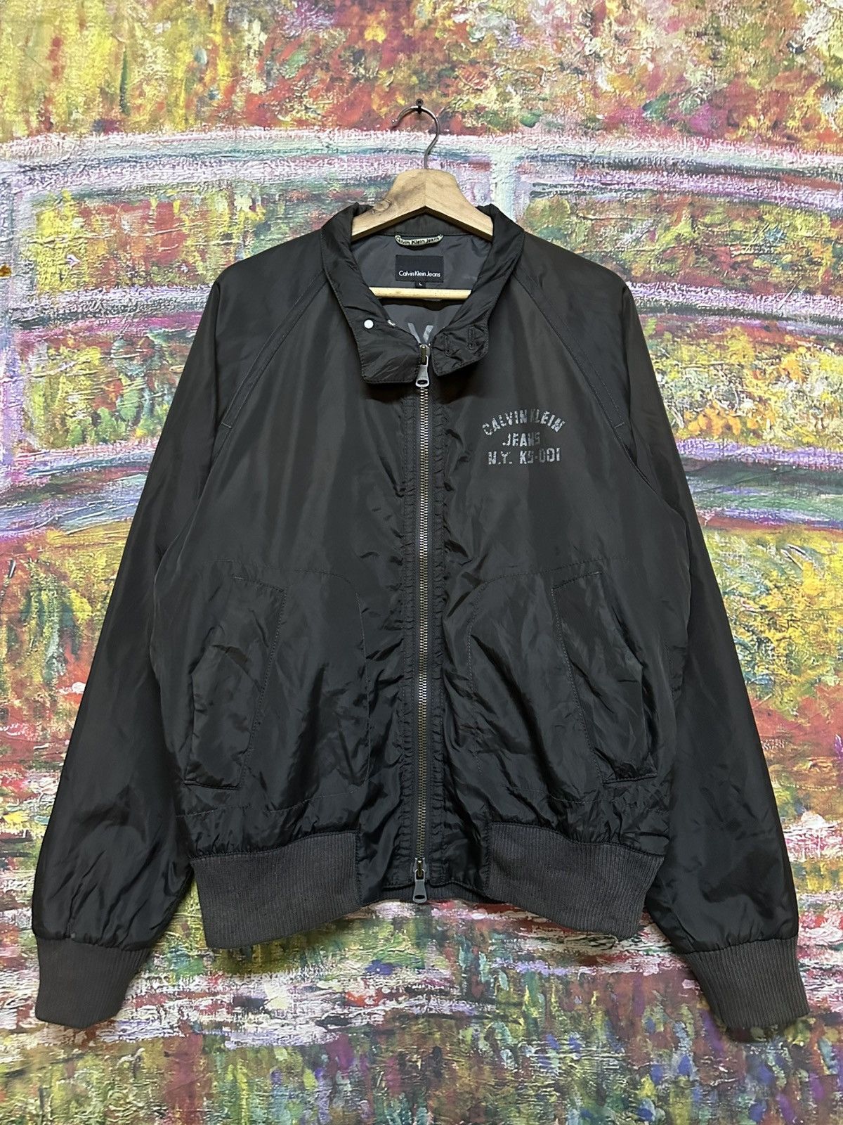 Calvin Klein Calvin Klein bomber jacket Size US L / EU 52-54 / 3 - 3 Thumbnail