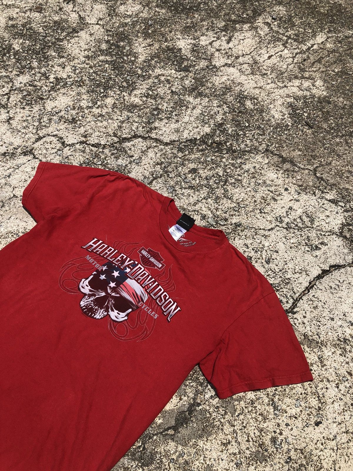 Harley Davidson Vintage Y2K Harley Davidson Of Atlanta Georgia Backhit Tee Size US XL / EU 56 / 4 - 19 Thumbnail