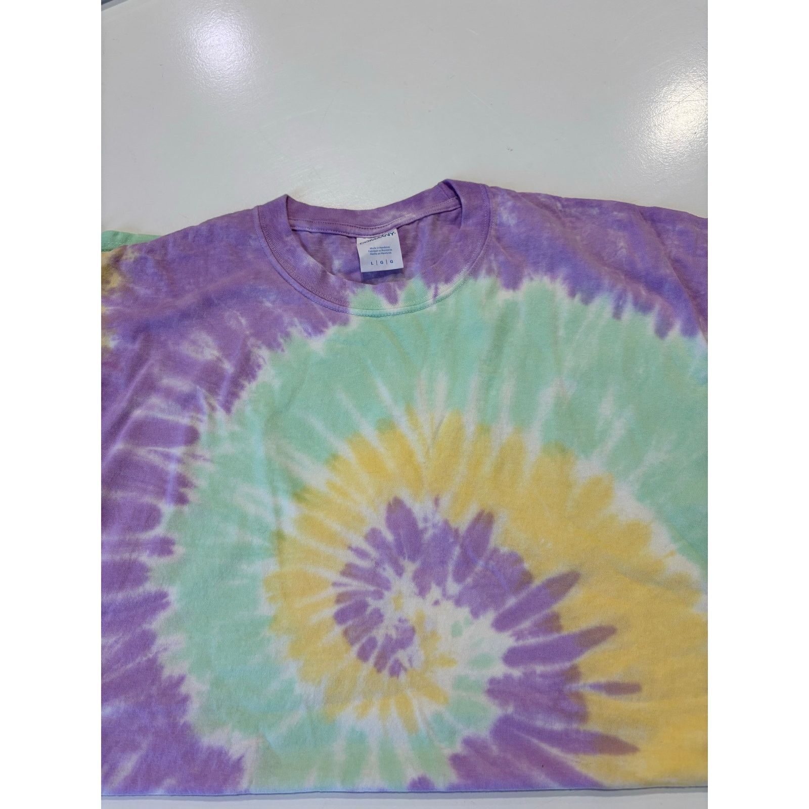 Other Pastel Easter Tie Dye Tee Unisex Premium Shirt Size L / US 10 / IT 46 - 2 Thumbnail