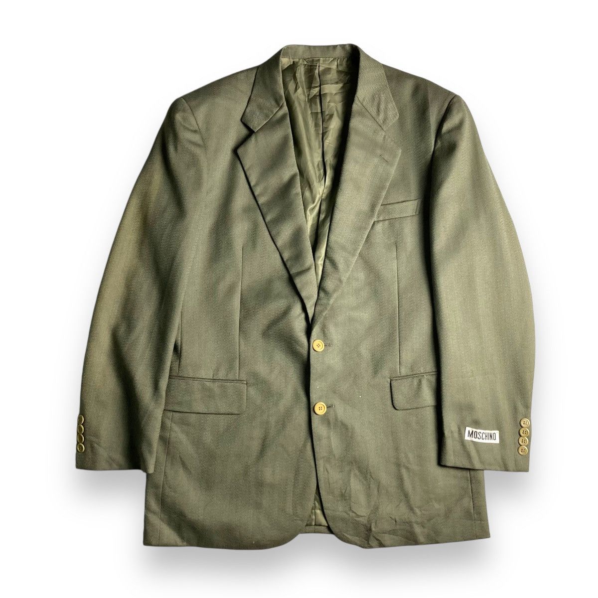 Moschino MOSCHINO WOOL BLAZER COAT JACKET Size US XL / EU 56 / 4 - 1 Thumbnail