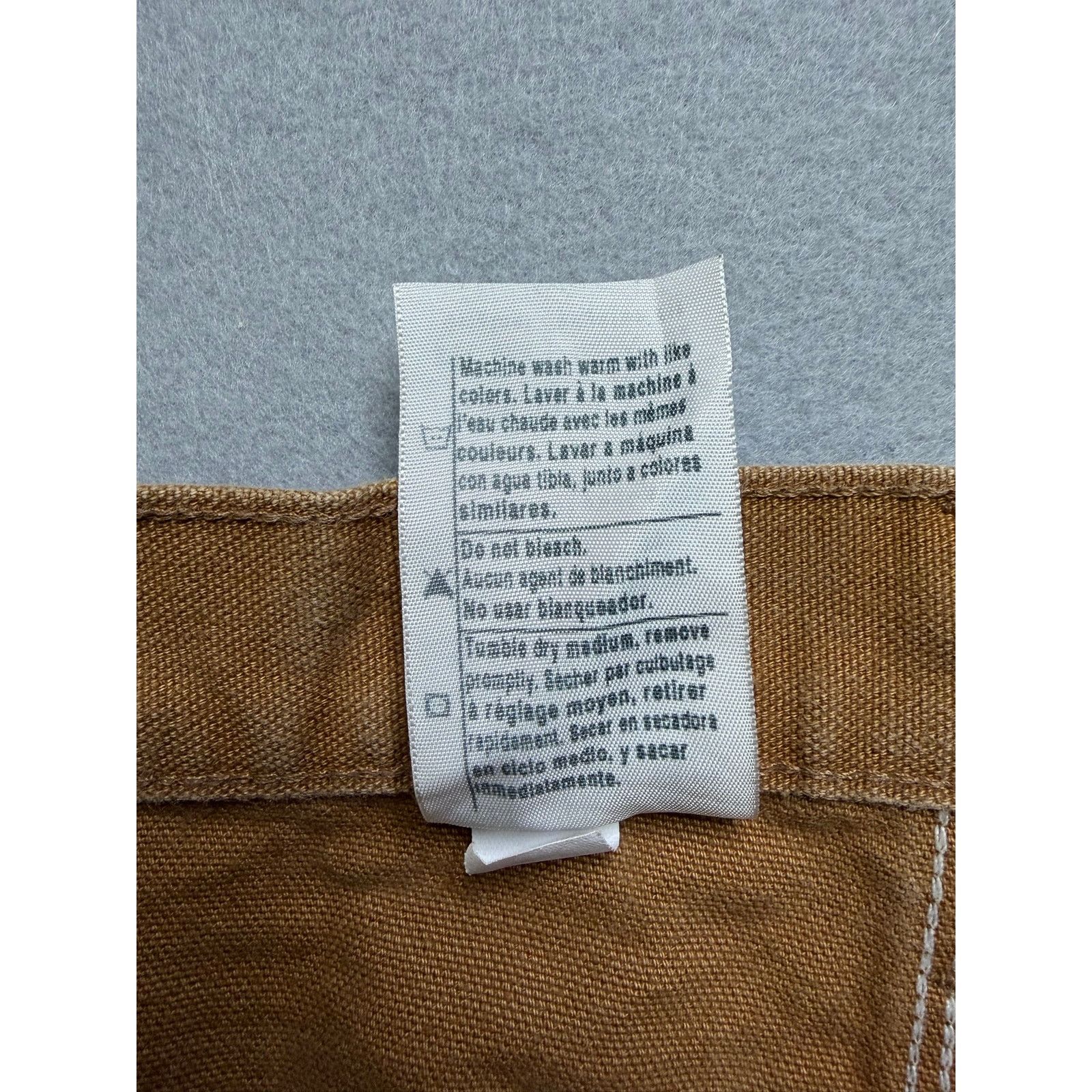 Carhartt Carhartt B11 BRN Duck Carpenter Work Pants Men’s 42x32 Size US 42 / EU 58 - 5 Thumbnail