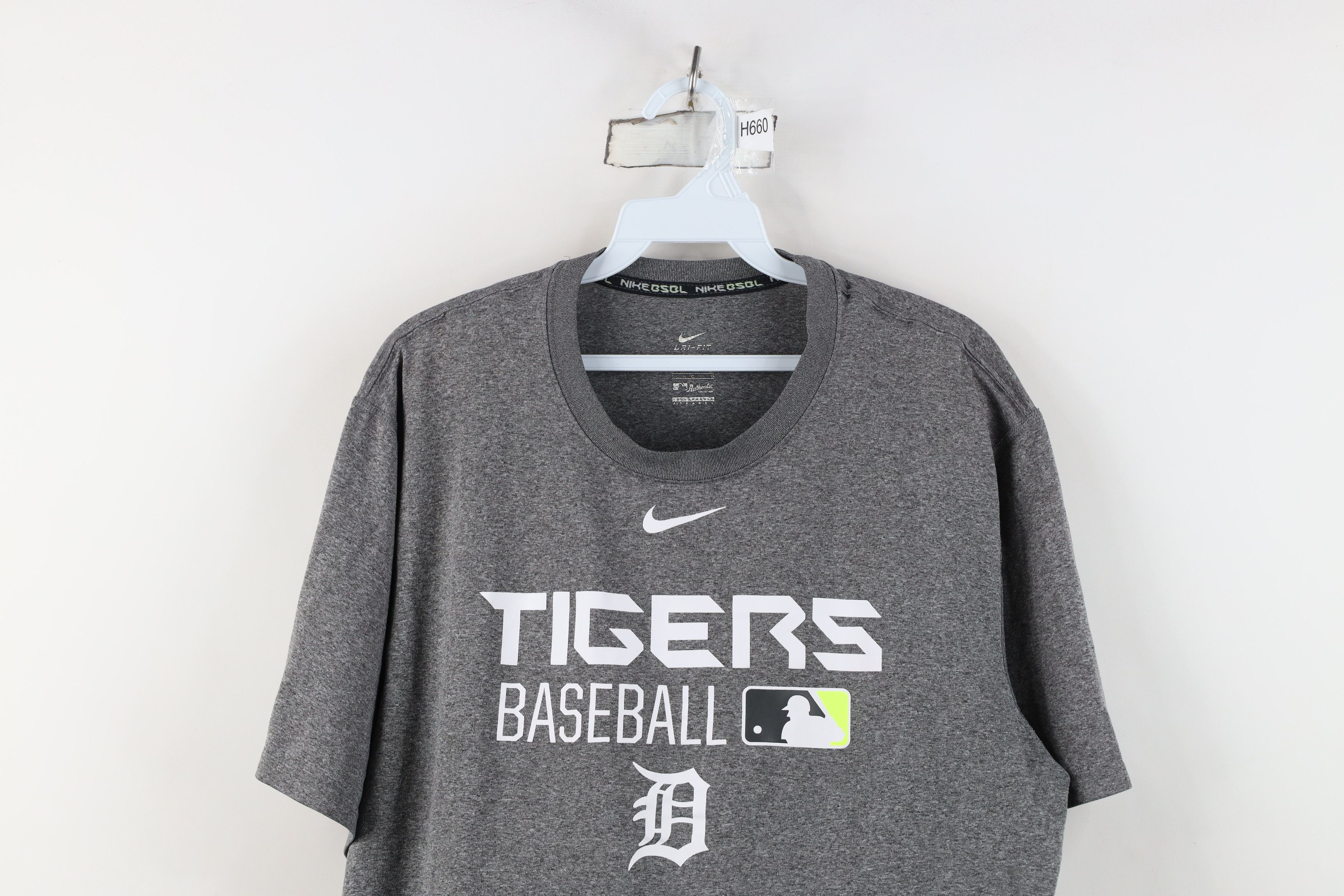 Nike Nike Baseball Center Swoosh Detroit Tigers T-Shirt Gray Size US L / EU 52-54 / 3 - 2 Thumbnail