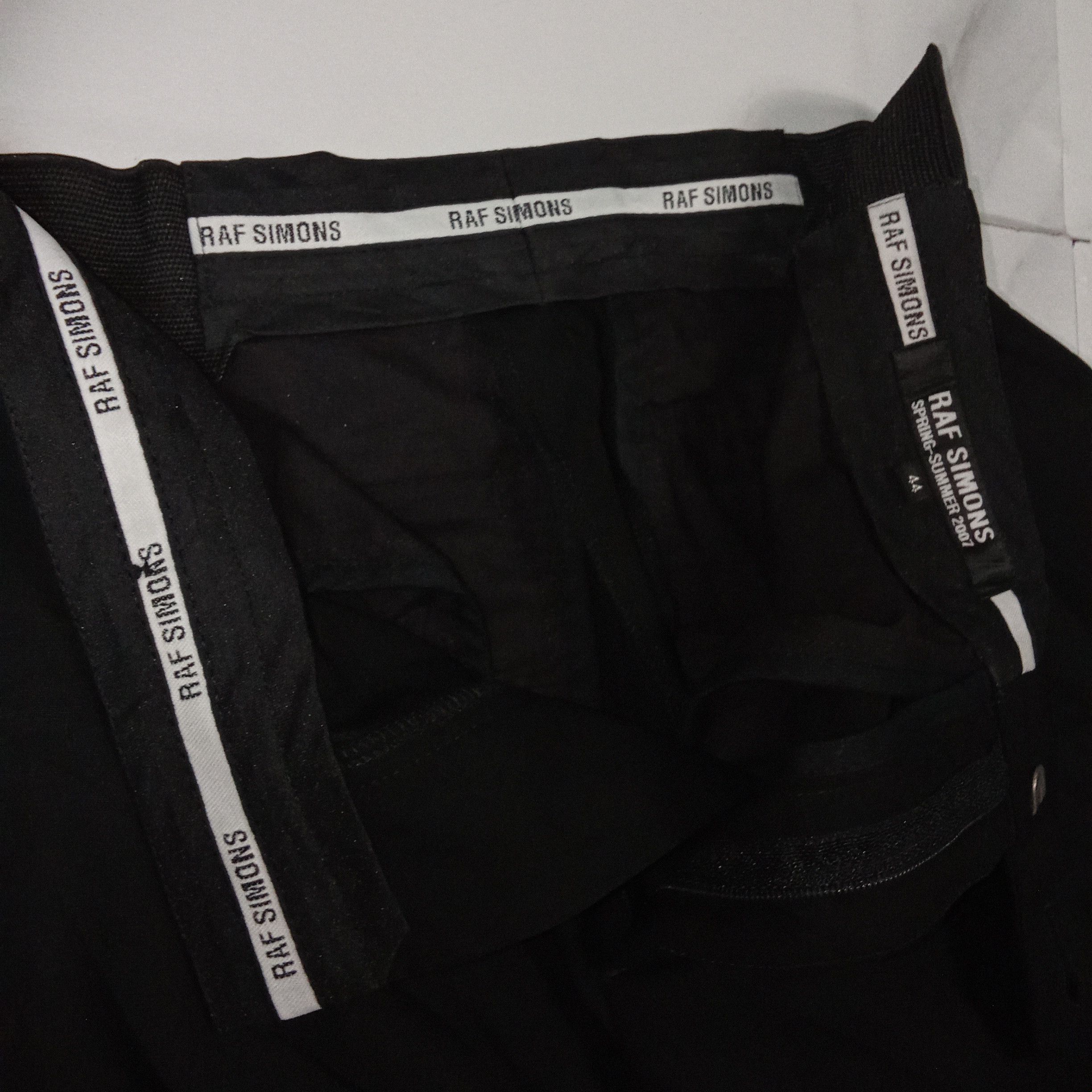 Raf Simons Raf Simons - S/S'07 - Semi Garterized Waist - Wool Trouser Size US 28 / EU 44 - 7 Thumbnail