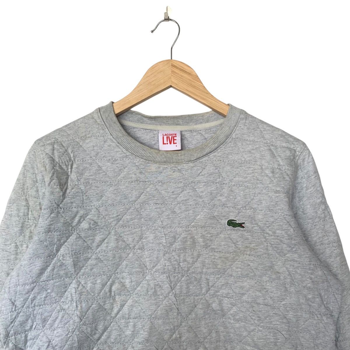 Lacoste LACOSTE LIVE FRANCE Plaids Checkered Gray Sweashirts Size US L / EU 52-54 / 3 - 2 Thumbnail
