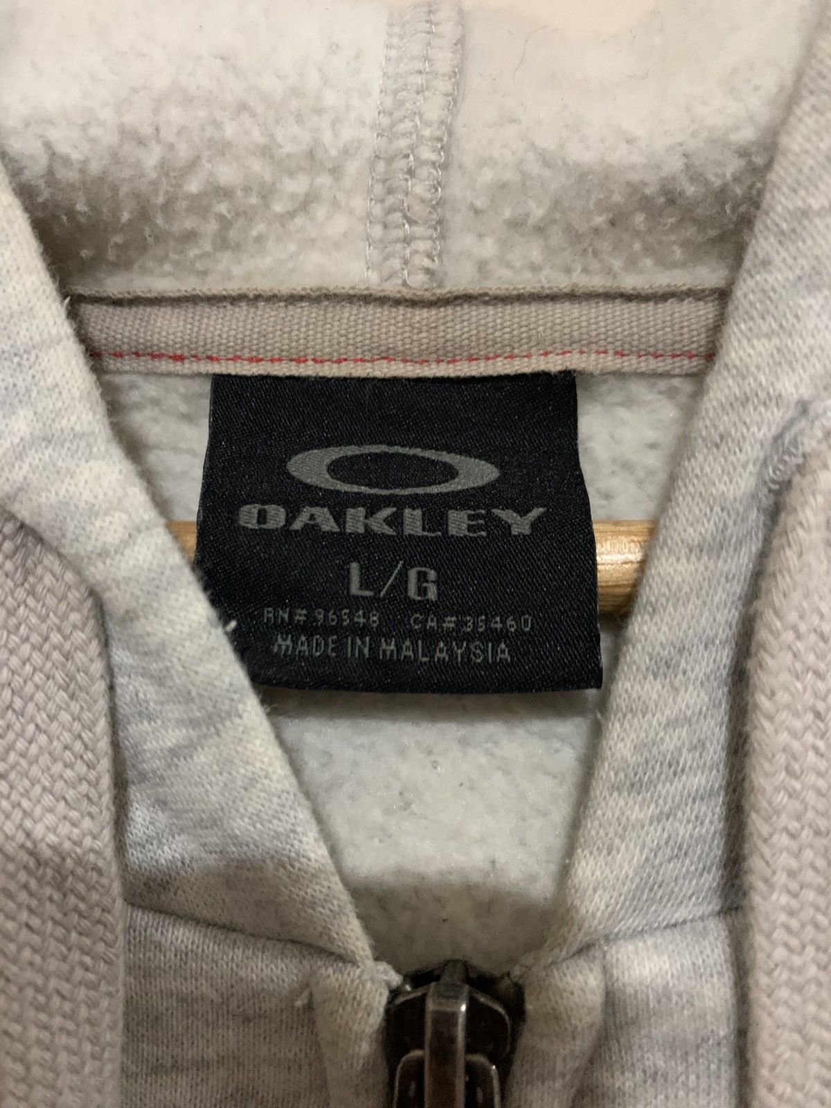 Oakley Vintage Oakley Hoodie Halfzipper -L Size US L / EU 52-54 / 3 - 6 Thumbnail