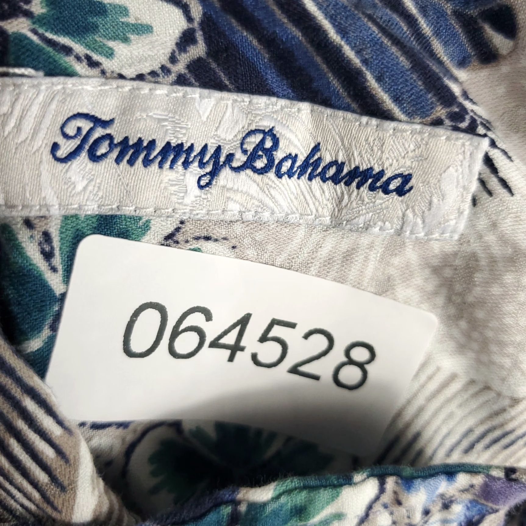 Tommy Bahama Tommy Bahama Shirt Mens XL Blue Floral Silk Hawaiian Button Up Short Sleeve Size US XL / EU 56 / 4 - 8 Thumbnail