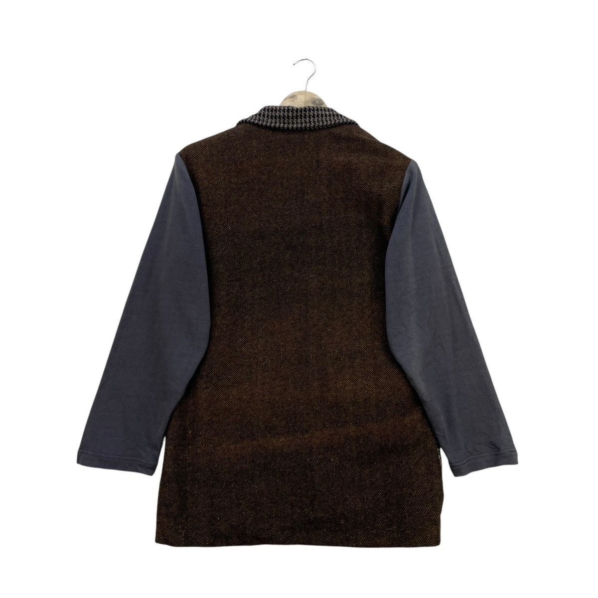 Japanese Brand Vtg Foujon America Colour Block Style Balmacaan Harris Tweed Size M / US 6-8 / IT 42-44 - 2 Thumbnail