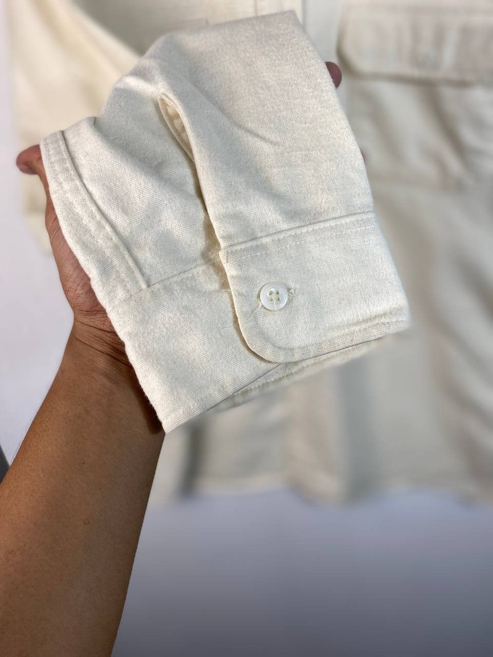 Woolrich Woolen Mills vintage woolrich plain white shirt made in usa Size US XXL / EU 58 / 5 - 4 Thumbnail