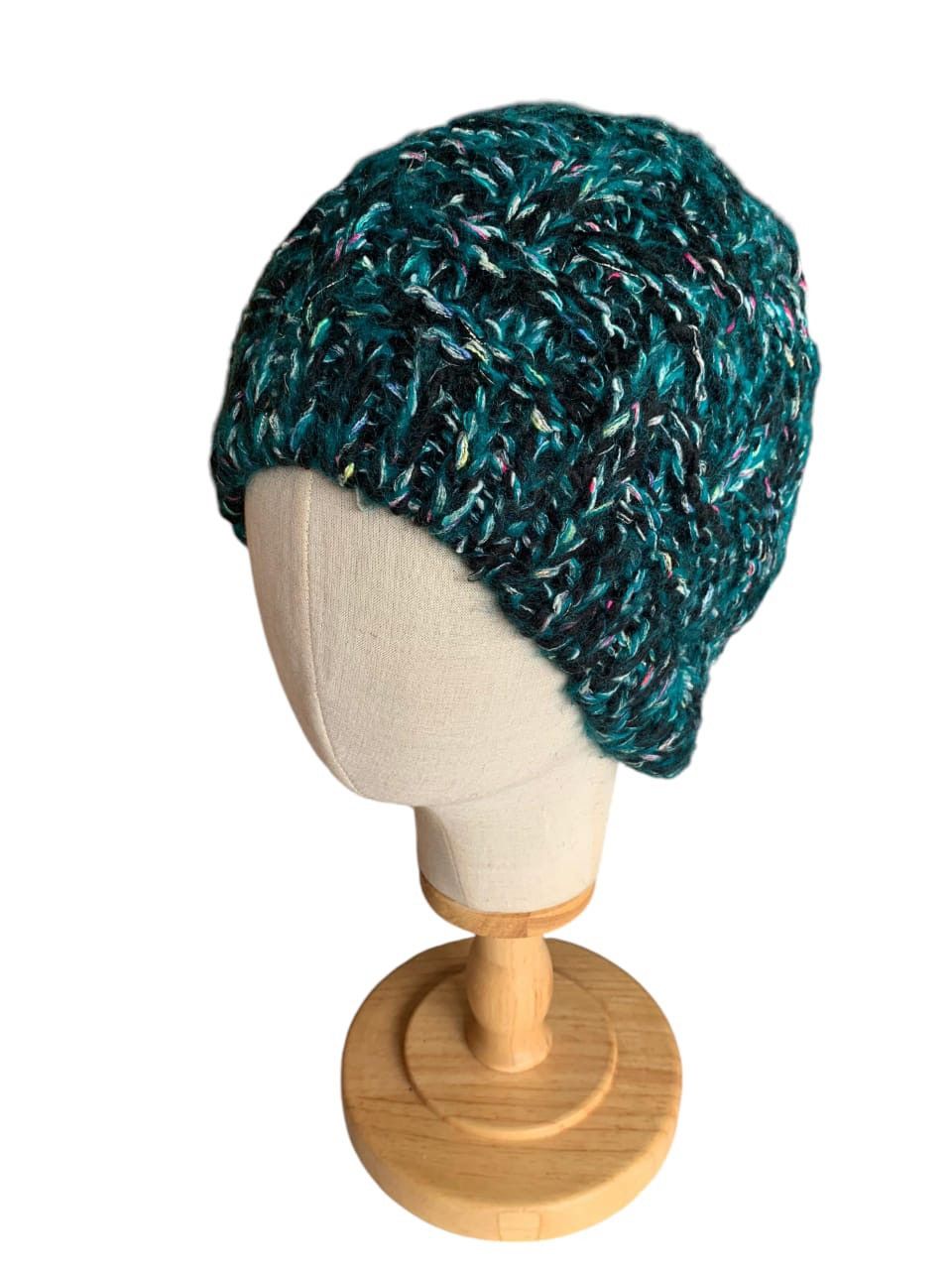 Japanese Brand × Kapital × Vintage HIPPIES STYLE Crochet knitted Beanie Hat Size ONE SIZE - 3 Thumbnail
