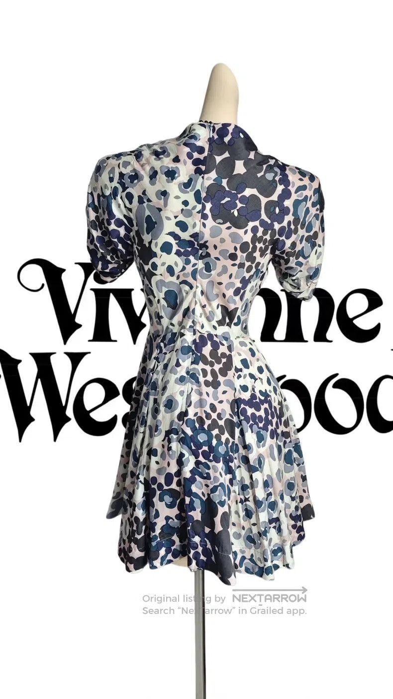 Vivienne Westwood Vivienne Westwood Leopard Print Blue and Pink Printed Asym Size M / US 6-8 / IT 42-44 - 5 Thumbnail