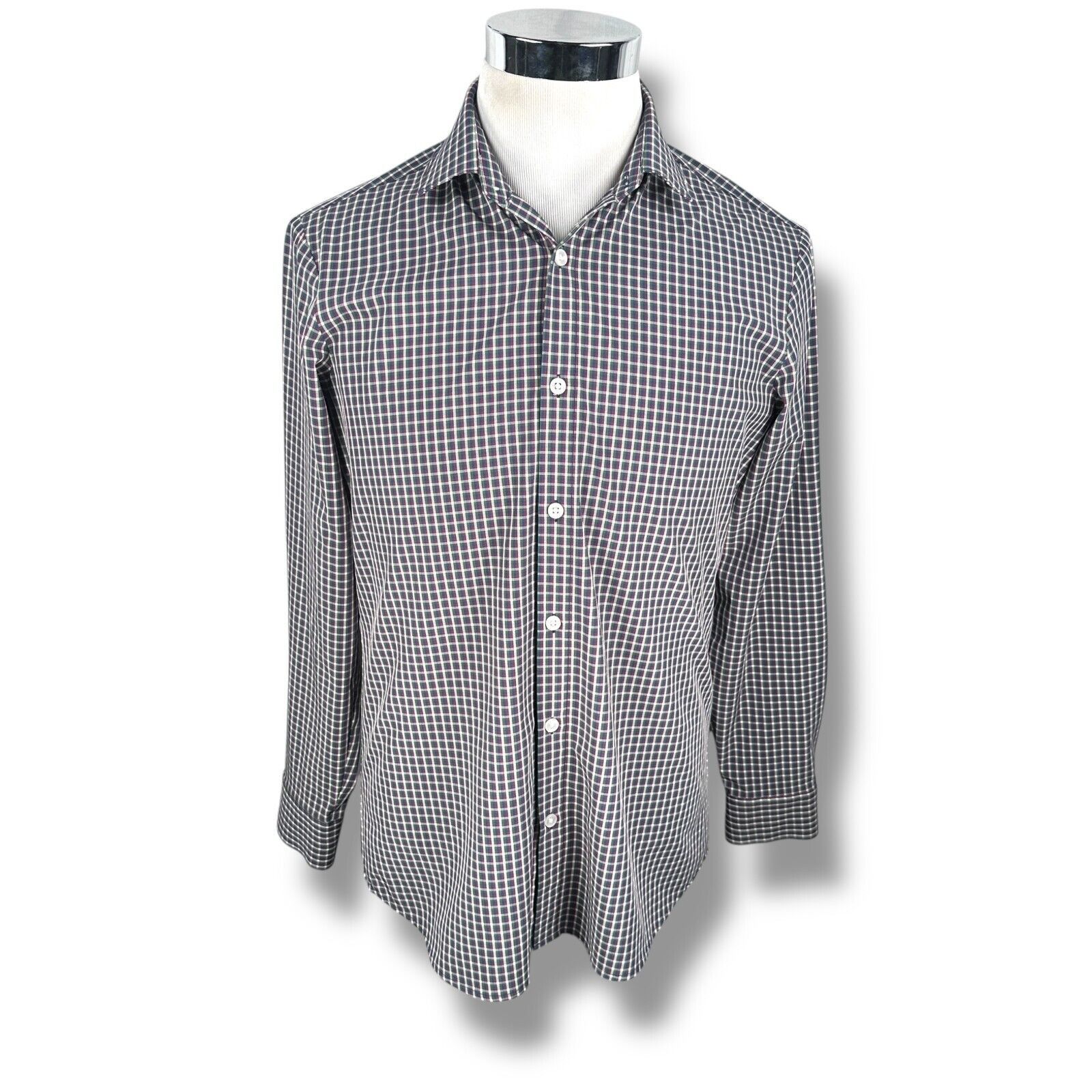 Mizzen+Main Mizzen + Main Shirt Men’s Medium Red Blue Green Check Size US M / EU 48-50 / 2 - 1 Thumbnail