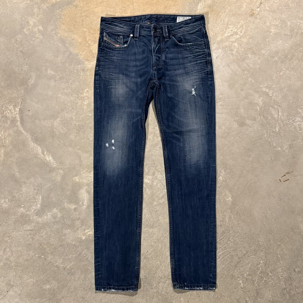 Diesel Vtg Diesel Larkee Faded Distressed Straight Leg Jeans Y2K Size US 28 / EU 44 - 1 Thumbnail