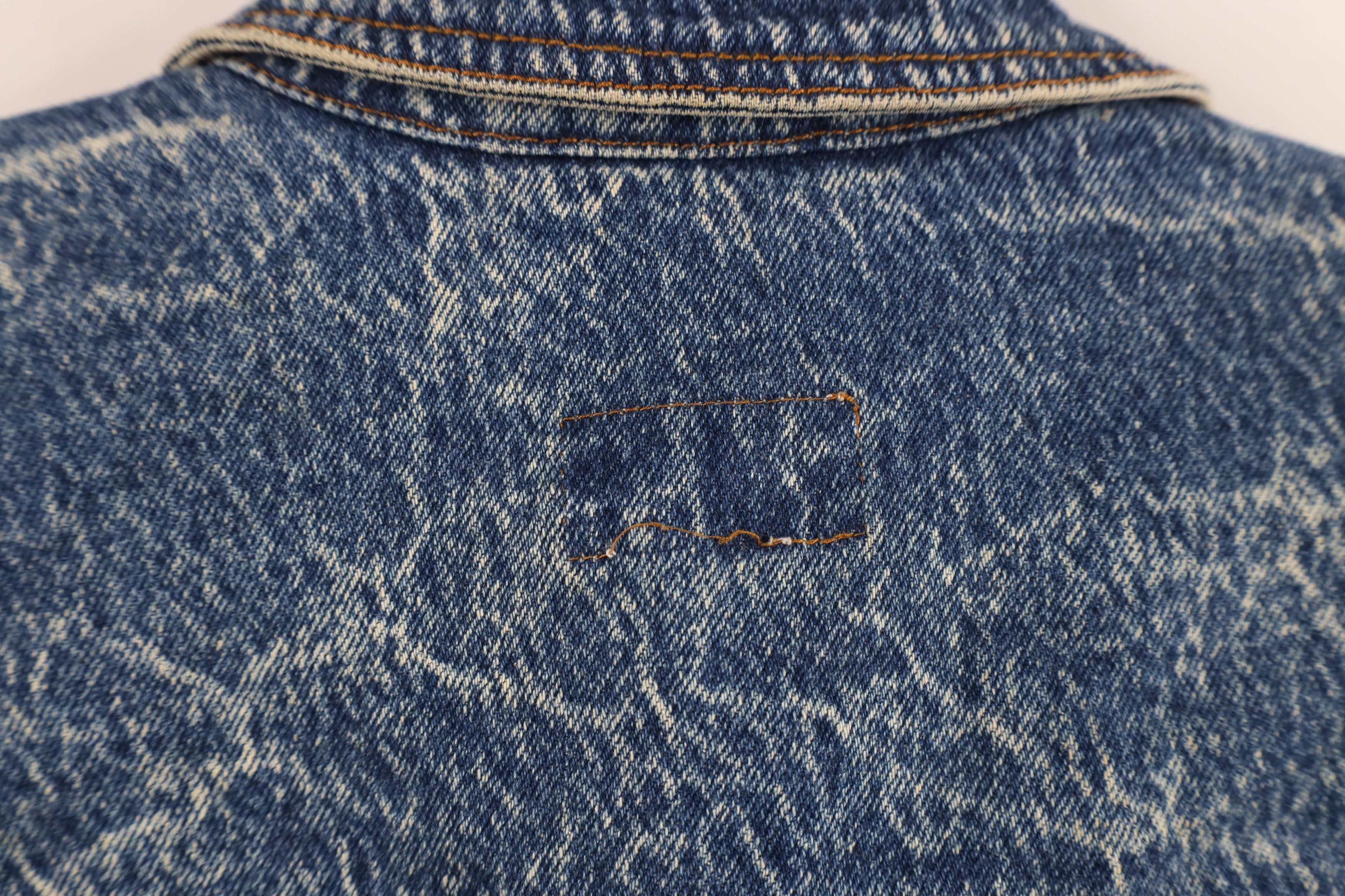 Vintage Vintage 90s Streetwear Acid Wash Denim Trucker Jacket Size M / US 6-8 / IT 42-44 - 11 Thumbnail