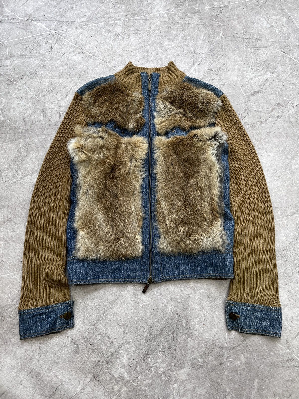 Hysteric Glamour × If Six Was Nine × Le Grande Bleu (L.G.B.) Vintage fur legrandebleu style zip cotton sweater hood Size S / US 4 / IT 40 - 1 Thumbnail