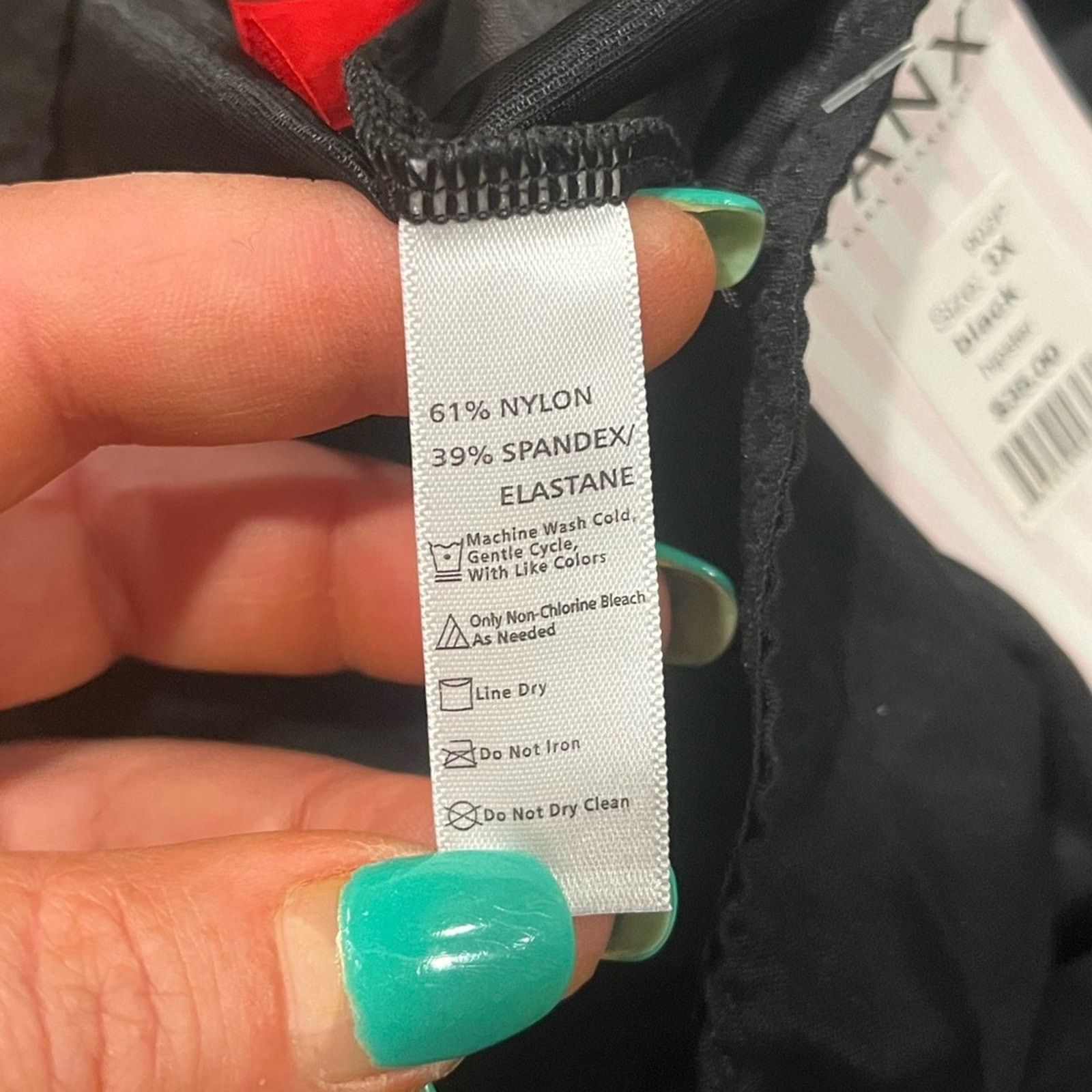 Spanx NWT Spanx Skinny Britches Sheer Shaper Underwear Black Sz 3X Size 36" / US 14 / IT 50 - 5 Thumbnail