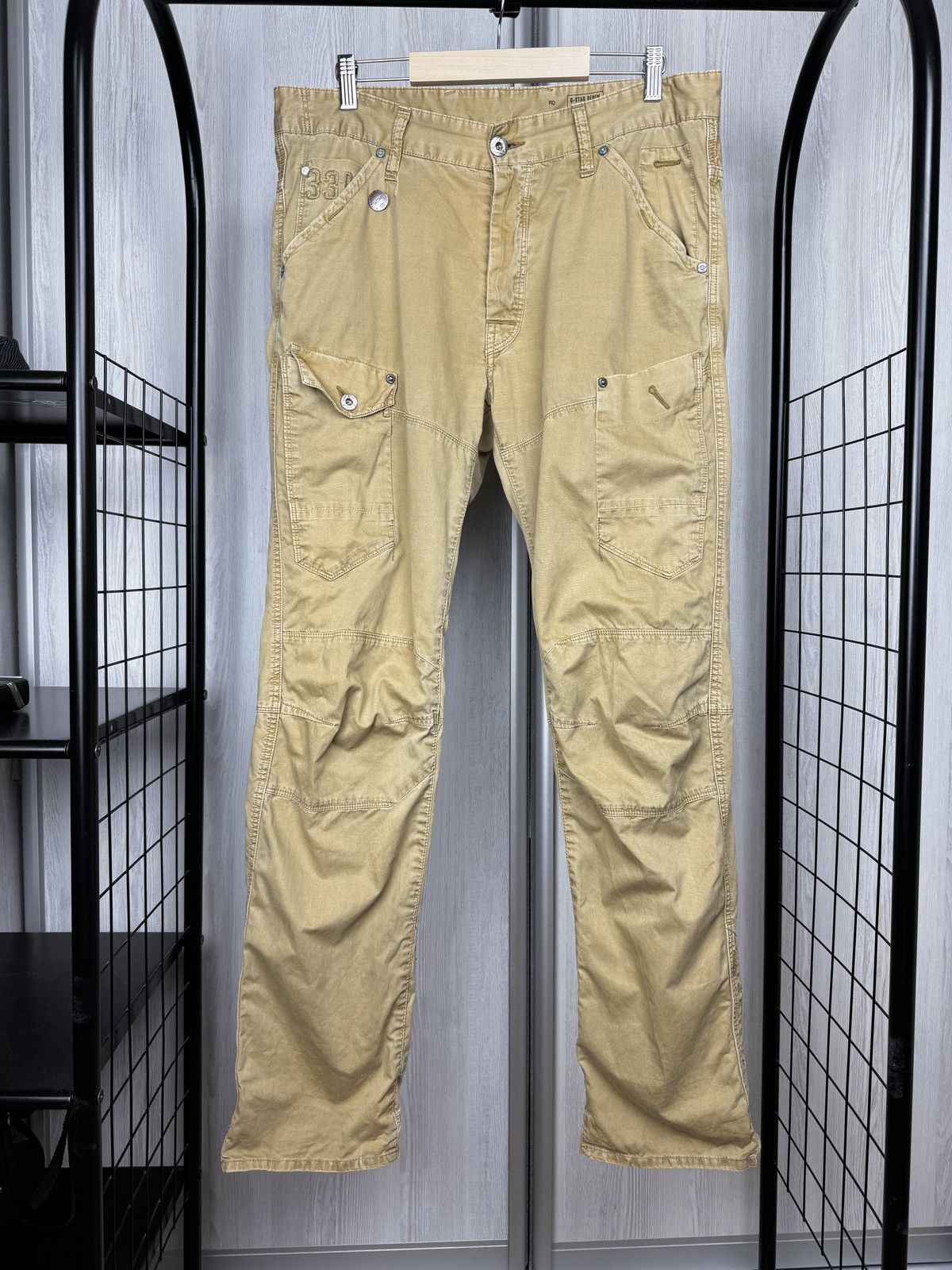 G-Star G-Star Raw General 5620 Tapered Double Knee Cargo pants Size US 34 / EU 50 - 2 Thumbnail