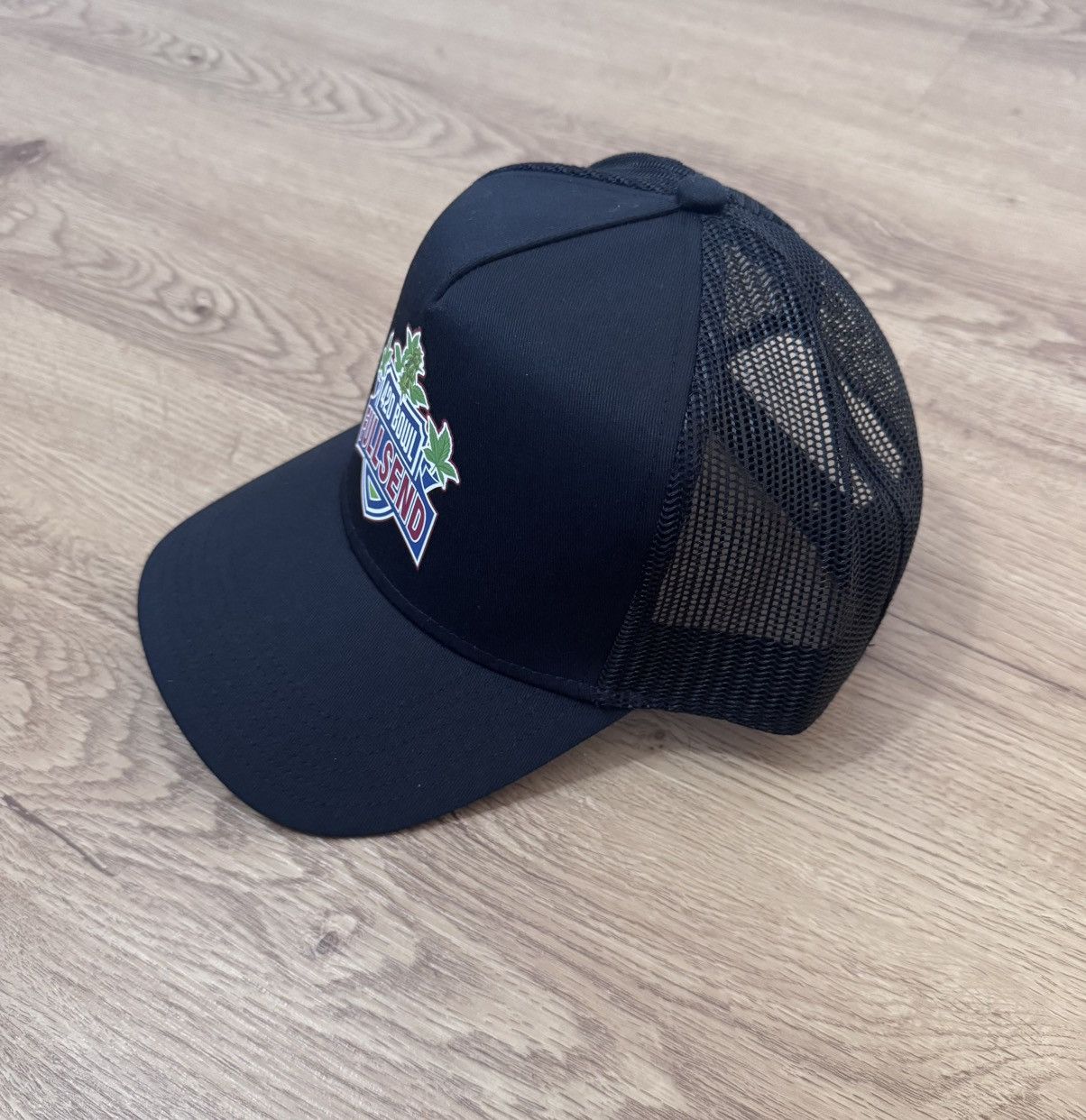 Full Send Nelk Boys Full Send 420 Bowl Trucker Hat Black Size ONE SIZE - 5 Thumbnail